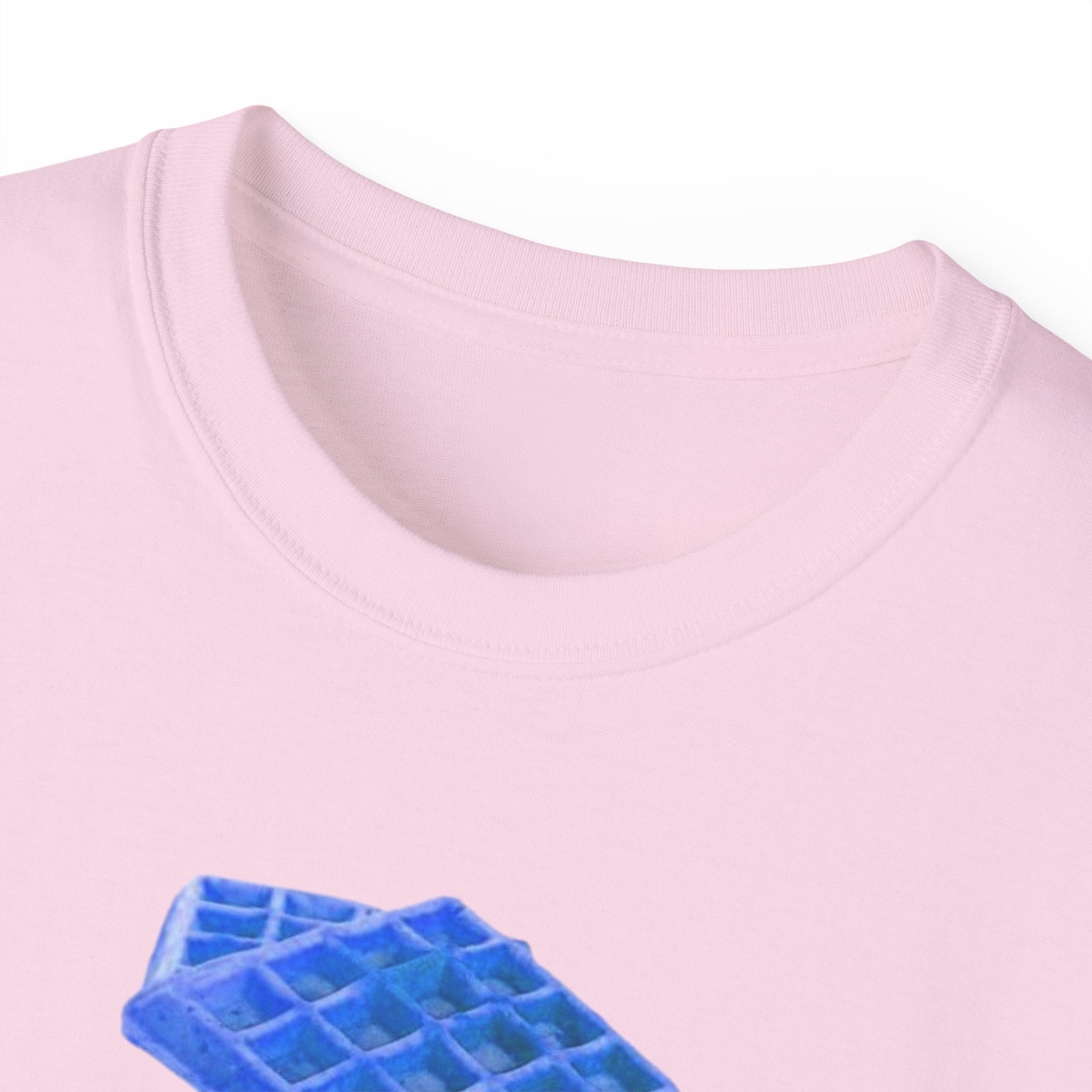 Blaue Waffel - Unisex Ultra Cotton Weiß, Schwarz oder Rosa T-Shirt