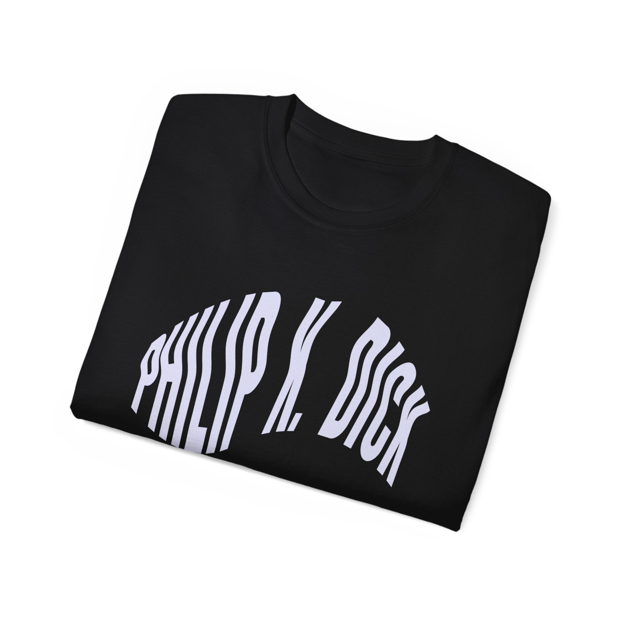 Philip K. Dick – Unisex-T-Shirt aus Ultra-Baumwolle in Weiß, Schwarz oder Lila