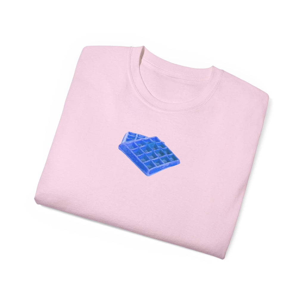 Blaue Waffel - Unisex Ultra Cotton Weiß, Schwarz oder Rosa T-Shirt