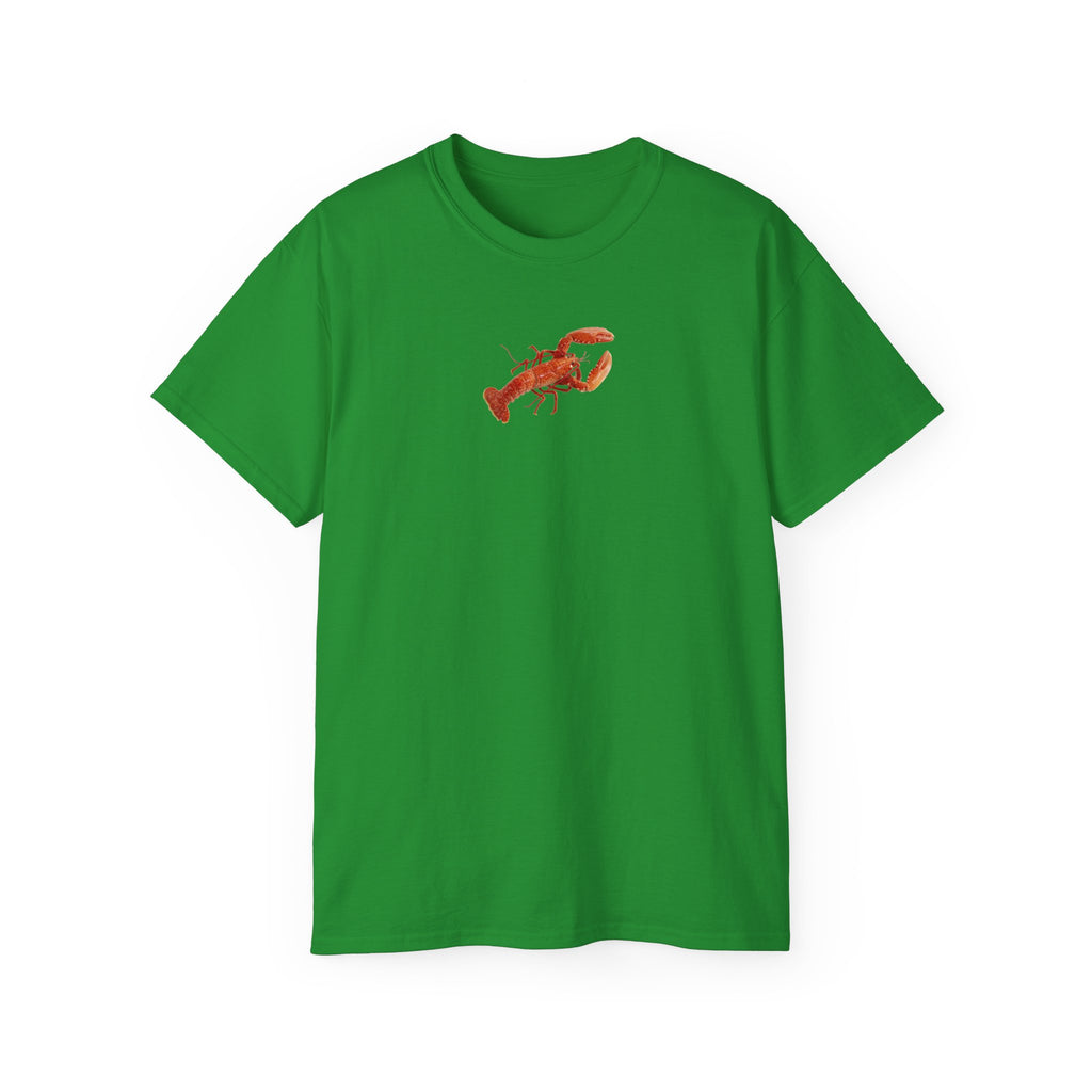t-shirt unisexe 100% coton vert Atelier 20h20 imprimé "homard"