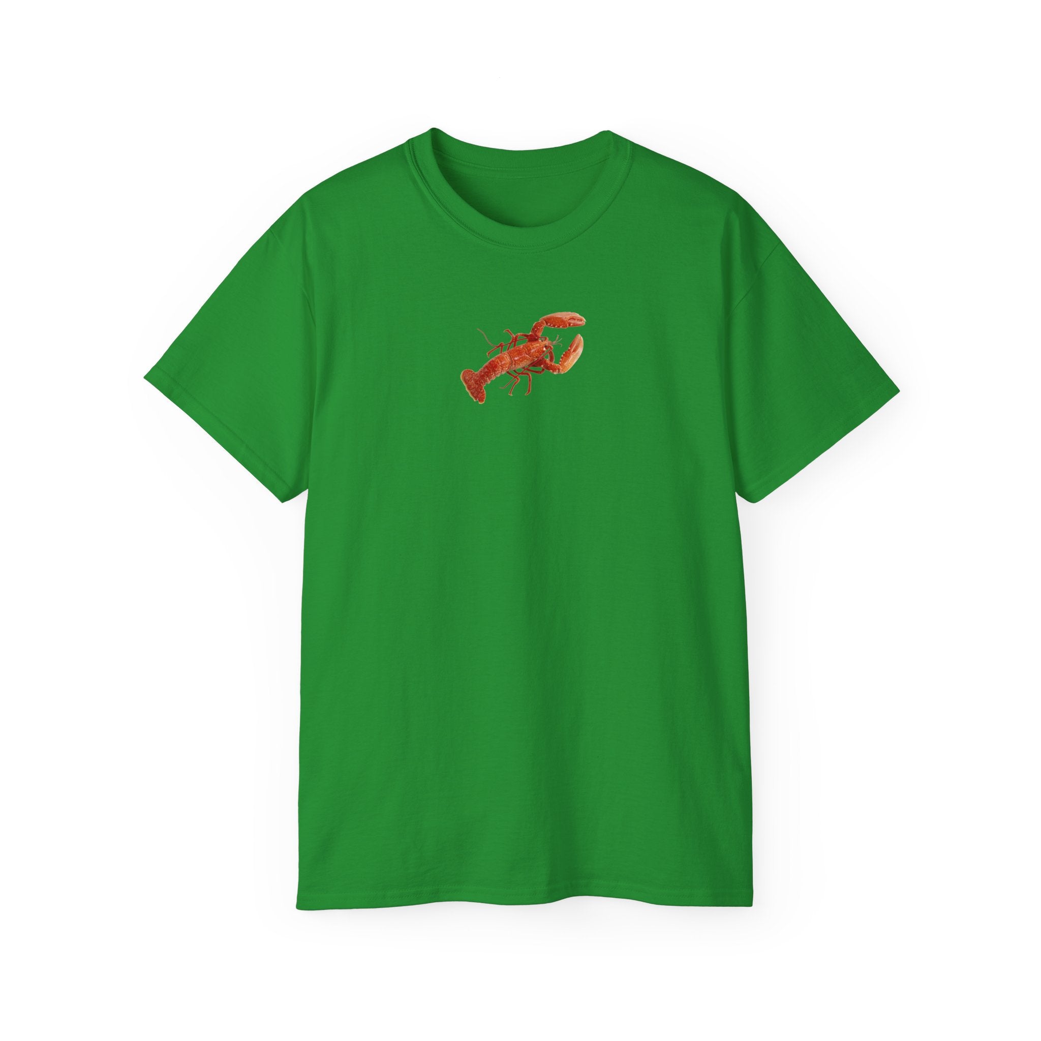 t-shirt unisexe 100% coton vert Atelier 20h20 imprimé "homard"
