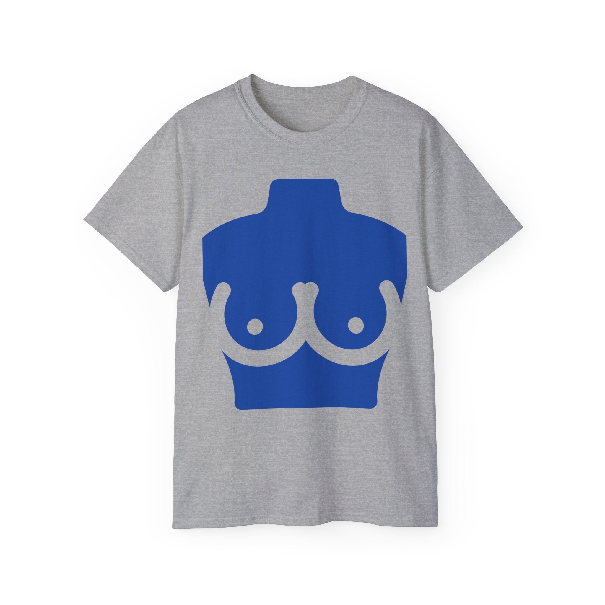 t-shirt unisexe 100% coton gris avec imprimé corps par Atelier 20h20