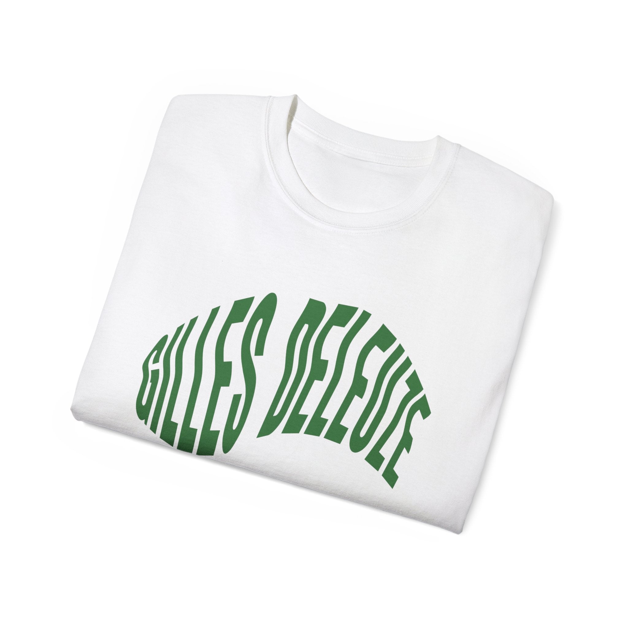 Gilles Deleuze - Unisex Ultra Cotton T-Shirt in Schwarz, Weiß oder Grün