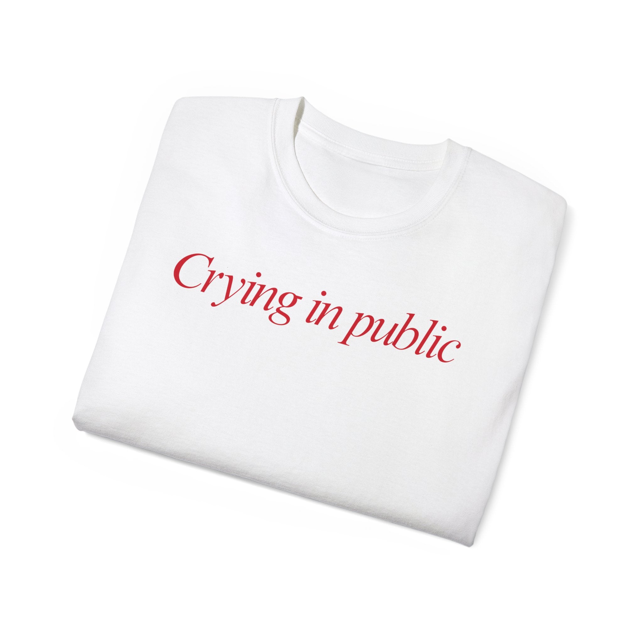 T-Shirt "Cancer / Crying in public"