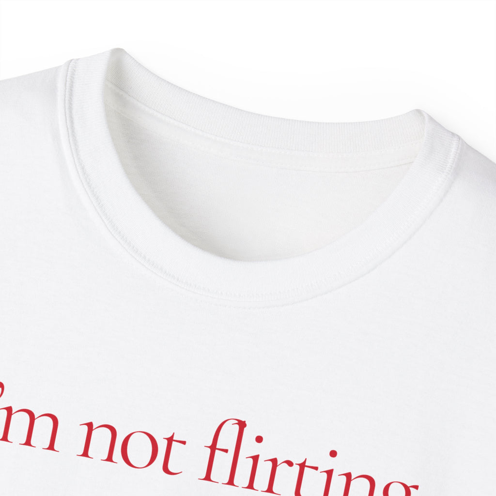 T-Shirt "Libra-Balance / I'm not flirting with you"
