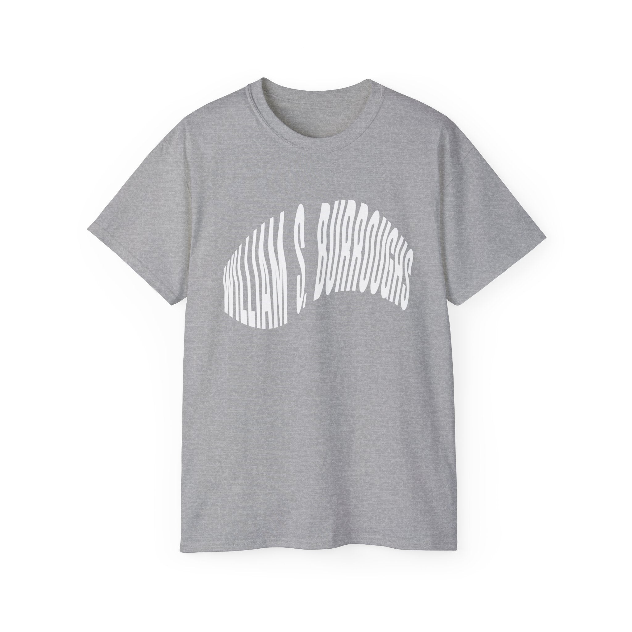 t-shirt unisexe 100% coton gris Atelier 20h20 imprimé "william s burroughs"