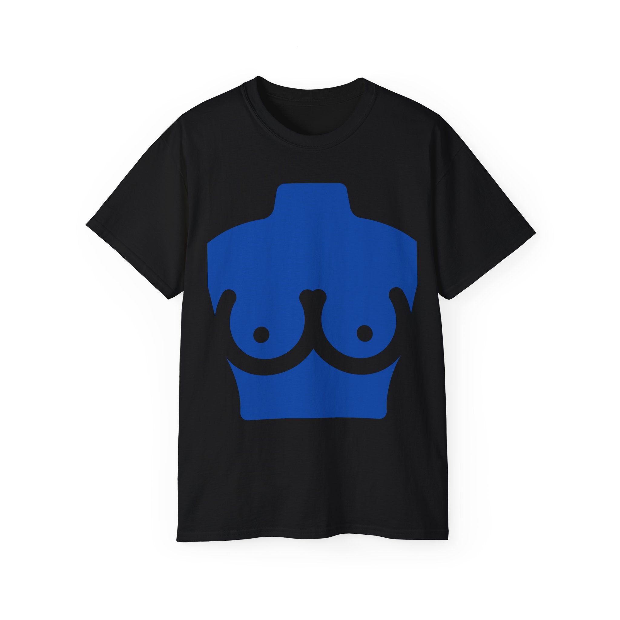 t-shirt unisexe 100% coton noir avec imprimé corps par Atelier 20h20