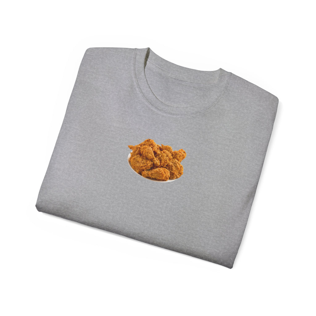 Fried Chicken - Unisex Ultra Cotton Weiß, Schwarz oder Grau T-Shirt