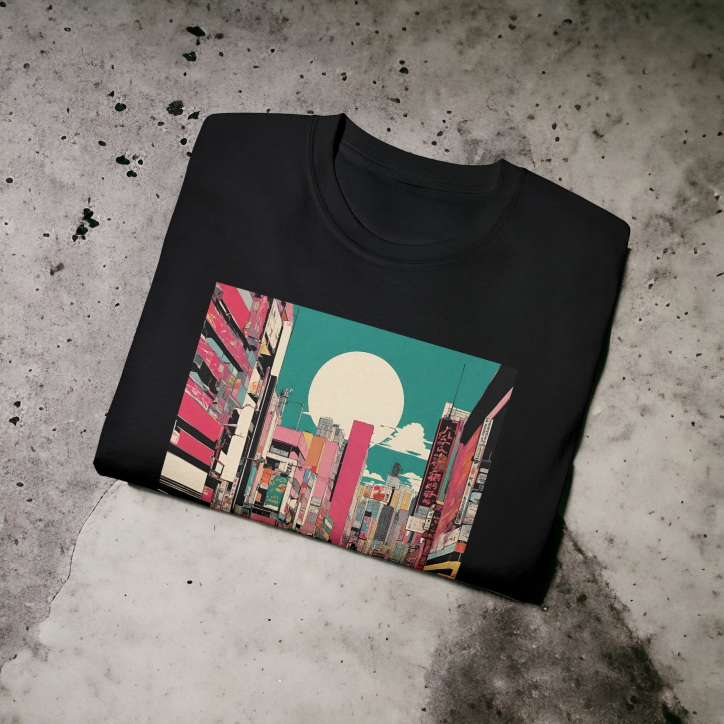 City Pop VII - Unisex Ultra Cotton Black or White Tee