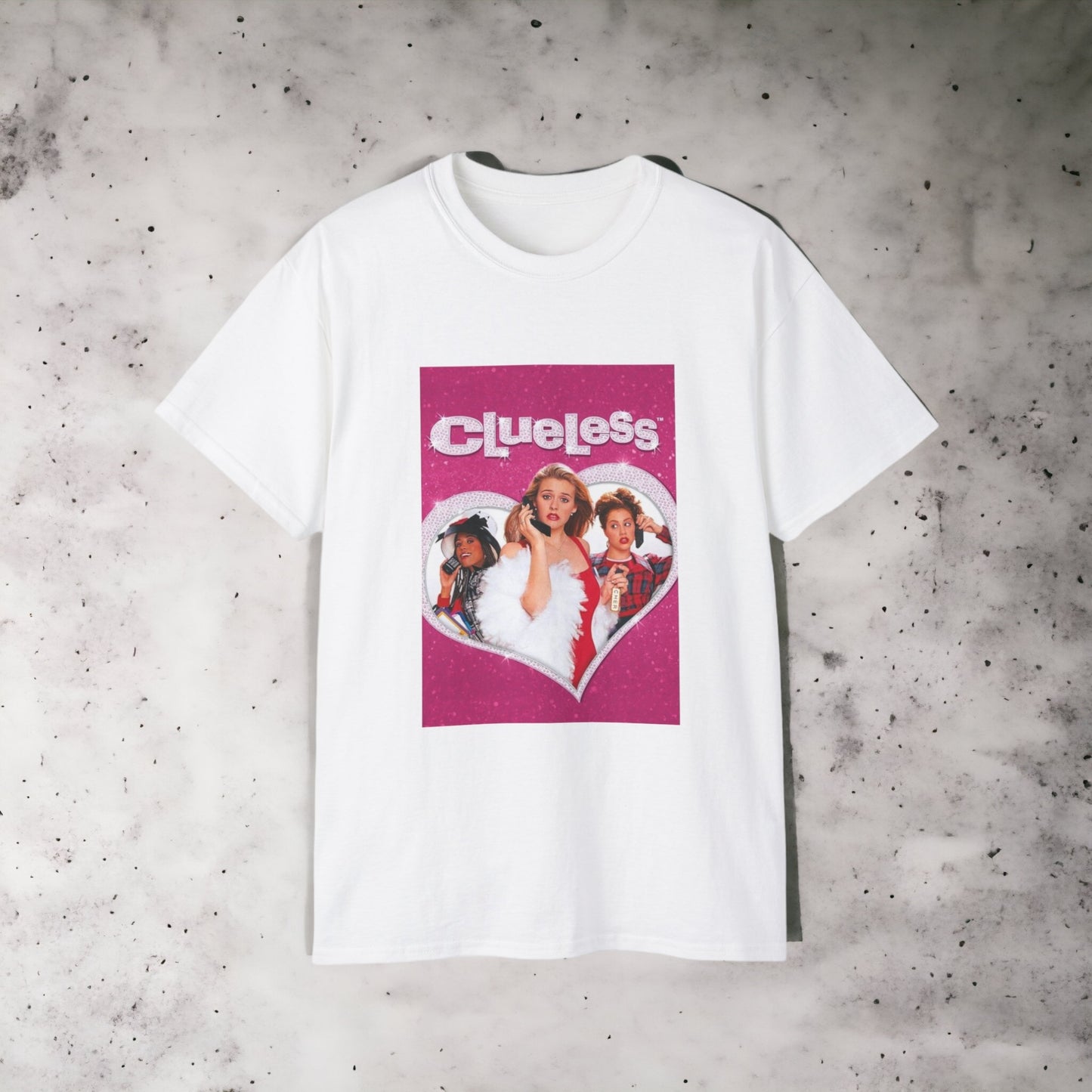 Clueless - Unisex Ultra Cotton White or Black Tee