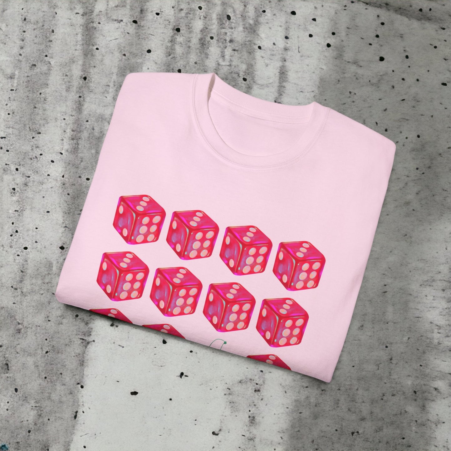 Cherry Dice - Unisex Ultra Cotton White or Black Tee