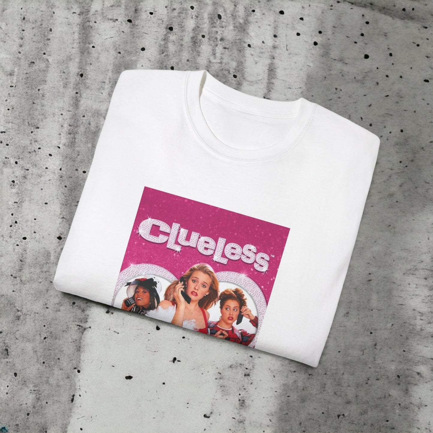 Clueless - Unisex Ultra Cotton White or Black Tee