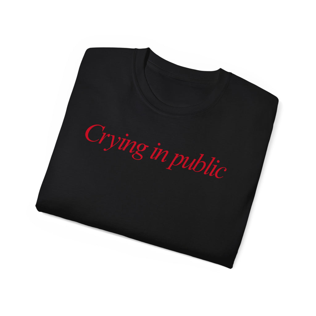 T-Shirt "Cancer / Crying in public"