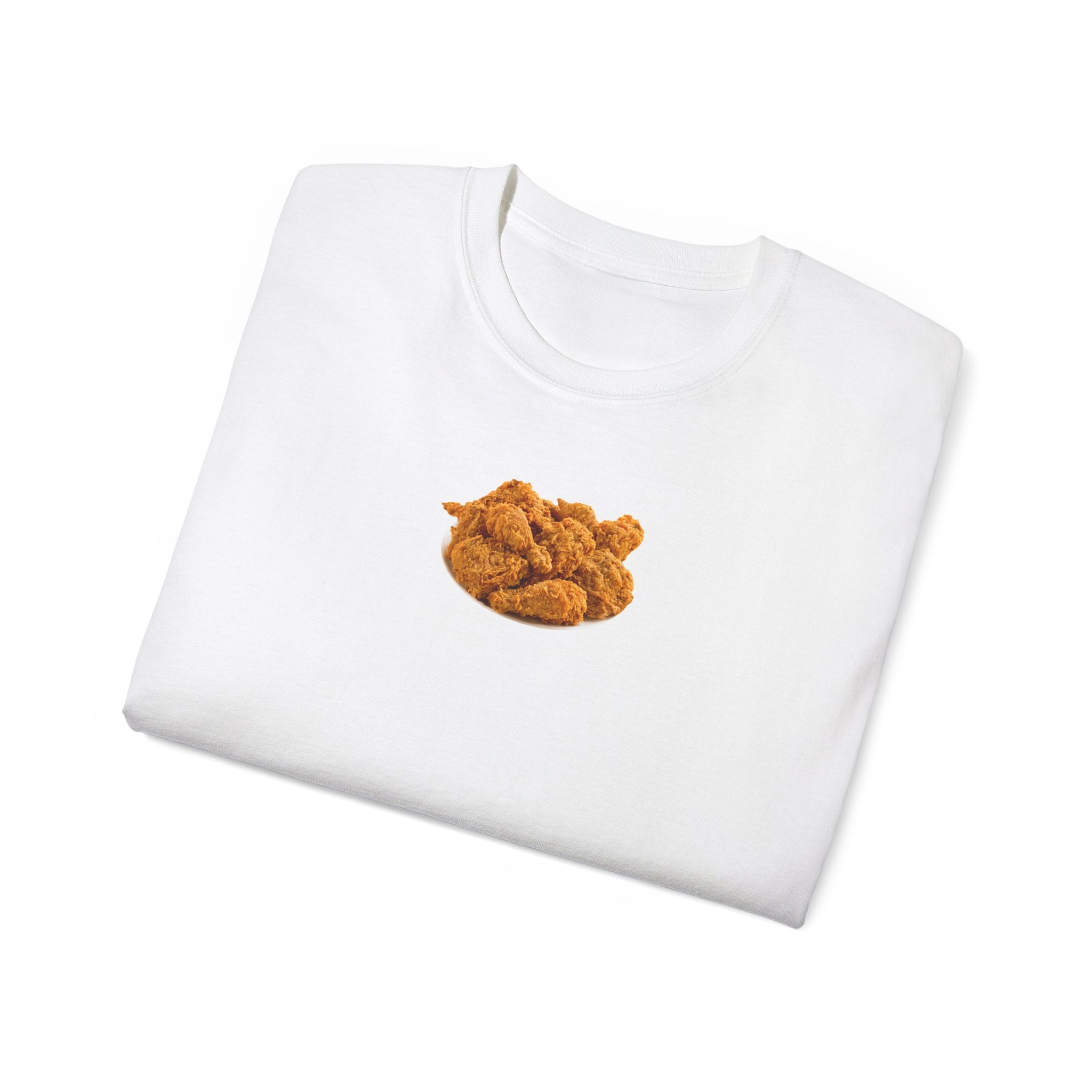 Fried Chicken - Unisex Ultra Cotton Weiß, Schwarz oder Grau T-Shirt