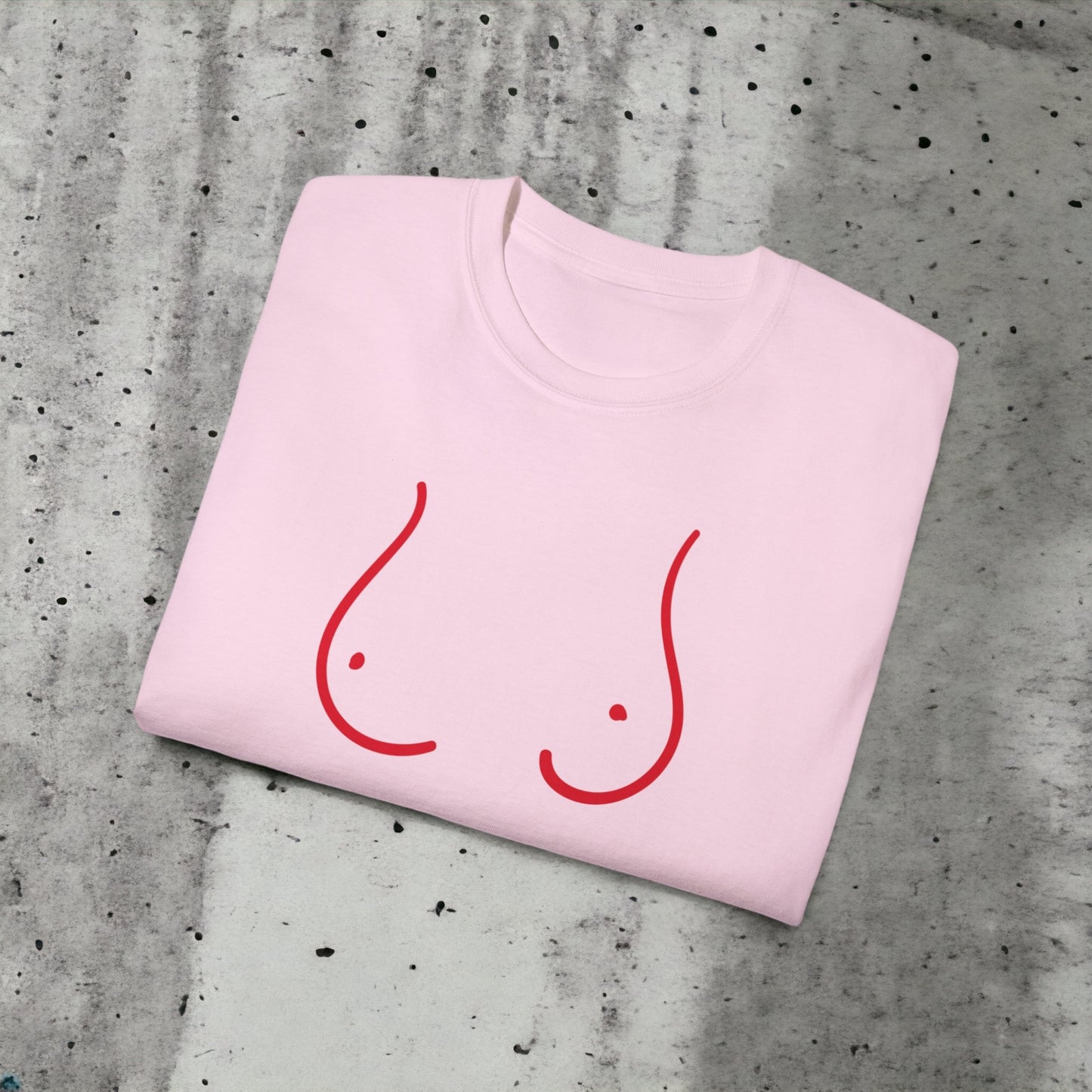 Boobs IV - Unisex Ultra Cotton White, Grey or Pink Tee