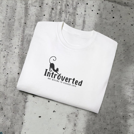 Introverted - Unisex Ultra Cotton White or Black Tee