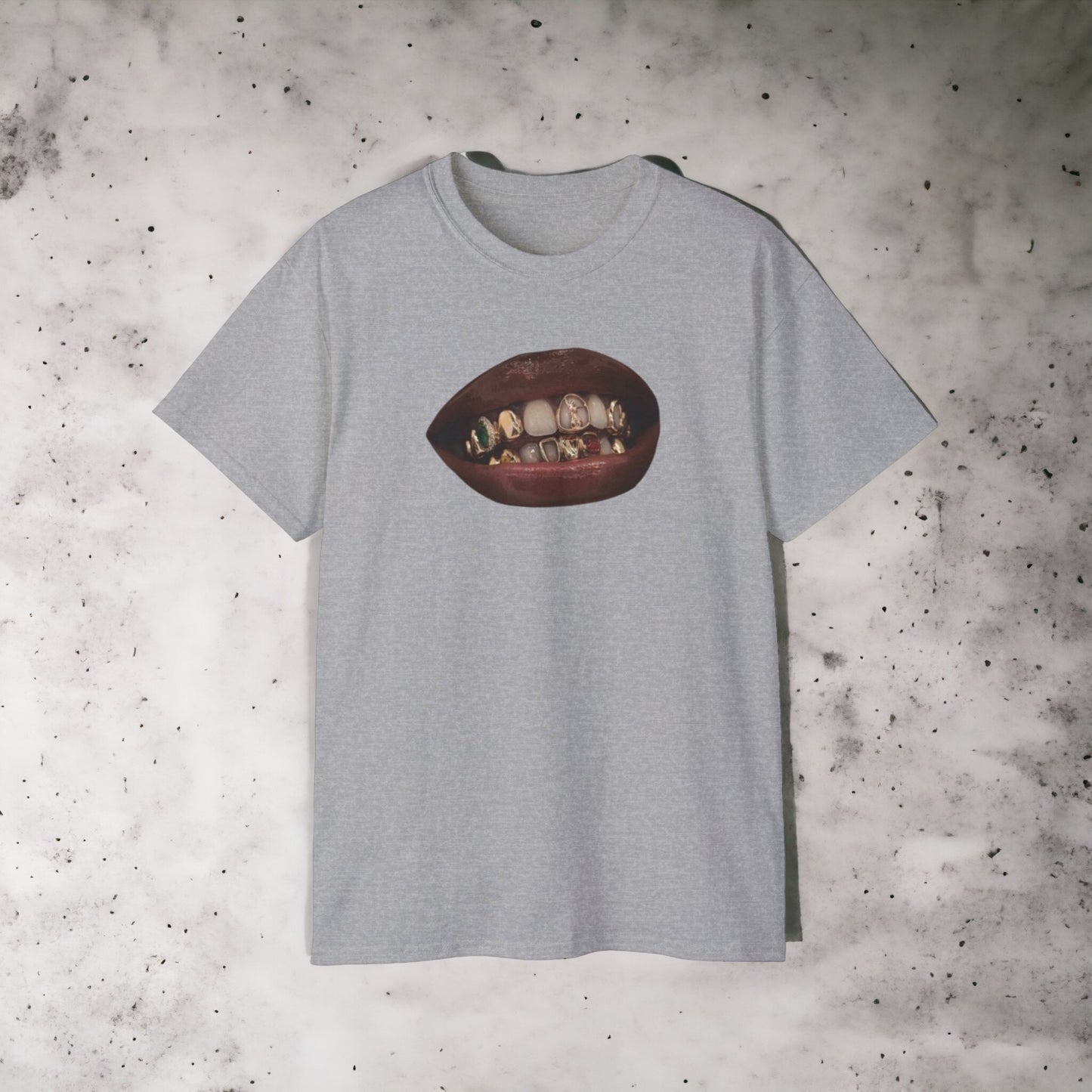 Grillz - Unisex Ultra Cotton White, Black, Grey or Pink Tee