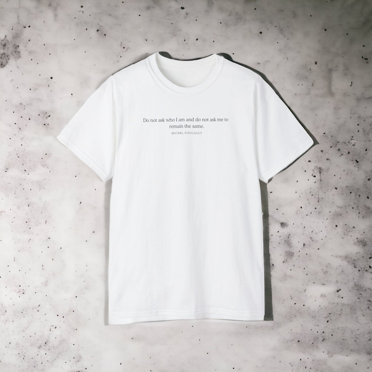 Michel Foucault - Do not ask - Unisex Ultra White Cotton Tee