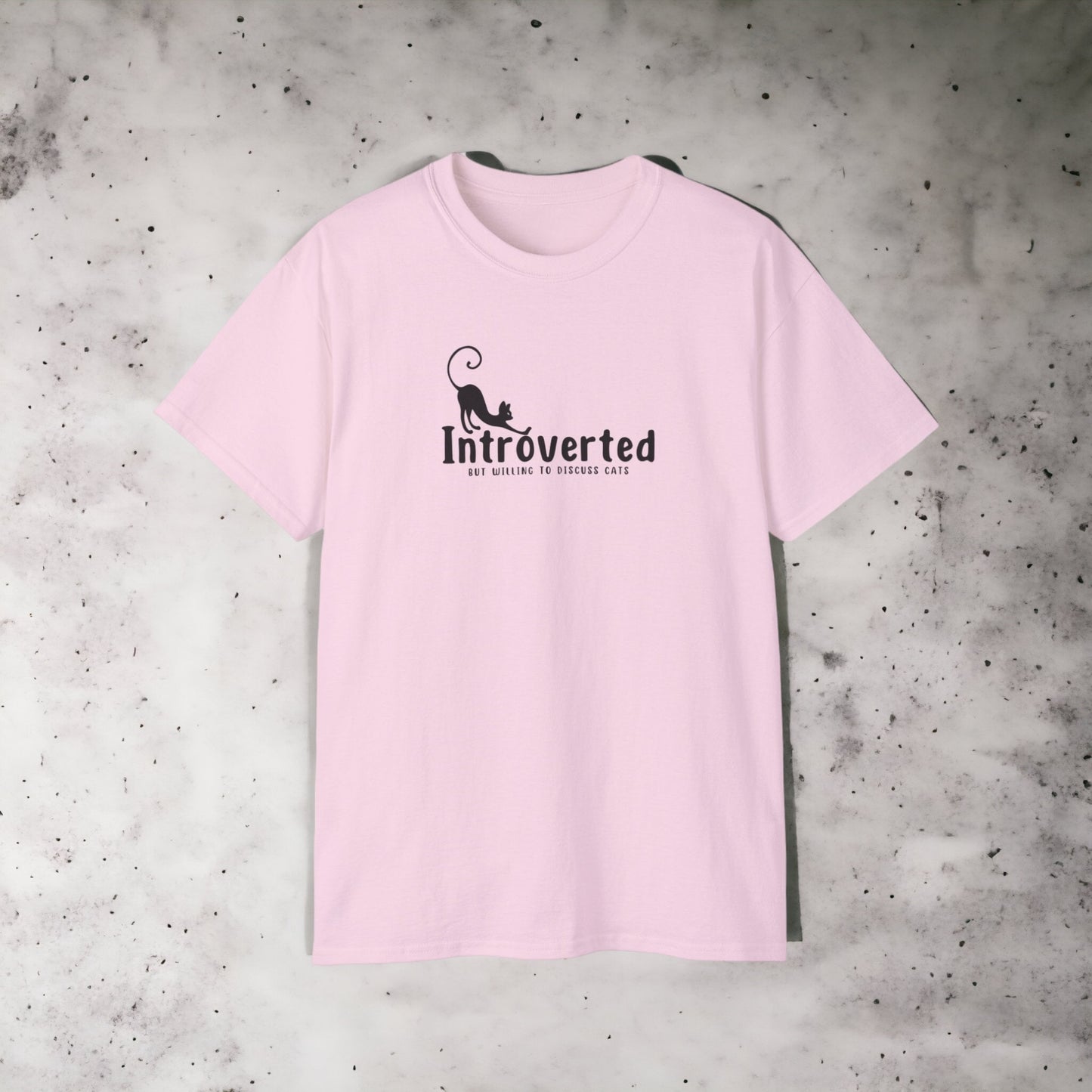 Introverted - Unisex Ultra Cotton White or Black Tee