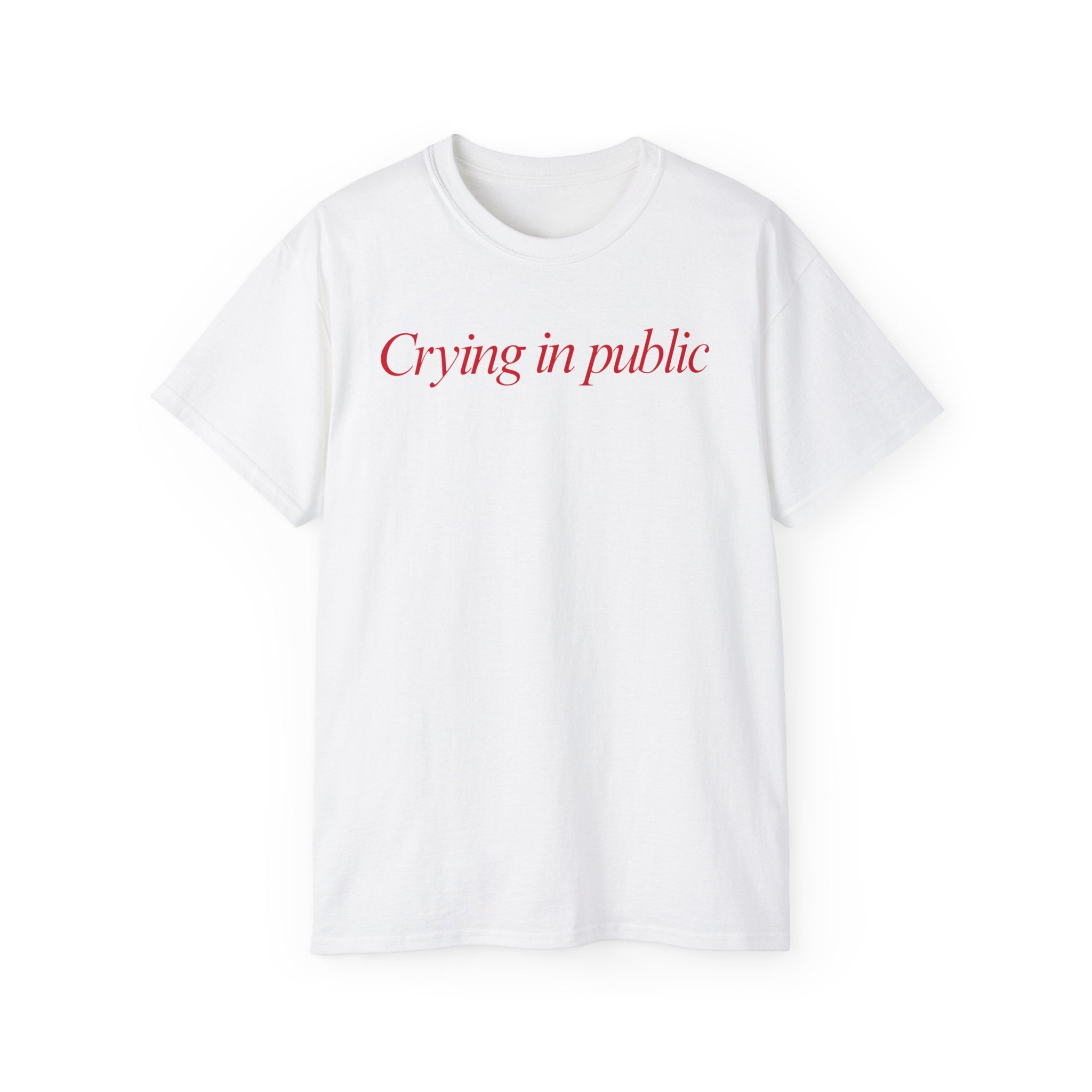 T-Shirt "Cancer / Crying in public"