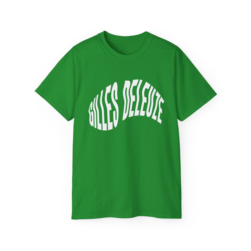 t-shirt unisexe 100% coton vert Atelier 20h20 imprimé "Gilles Deuleuze"