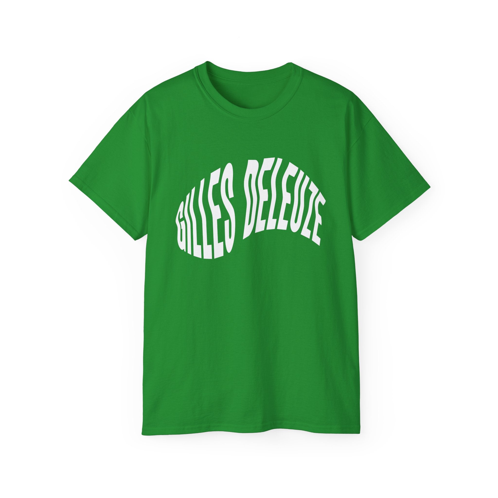 t-shirt unisexe 100% coton vert Atelier 20h20 imprimé "Gilles Deuleuze"