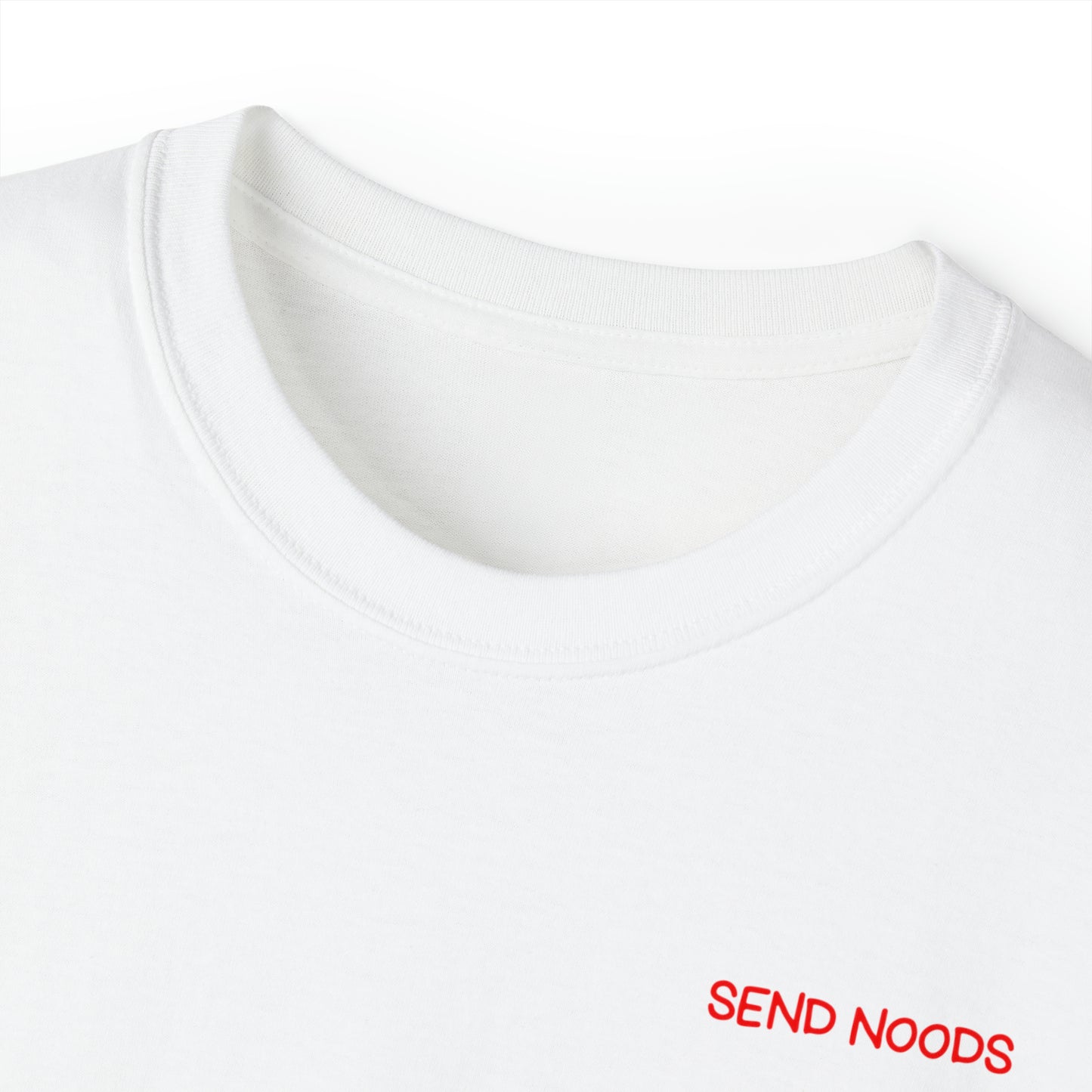 Send Noods - Noodle soup - Unisex Ultra White Cotton Tee