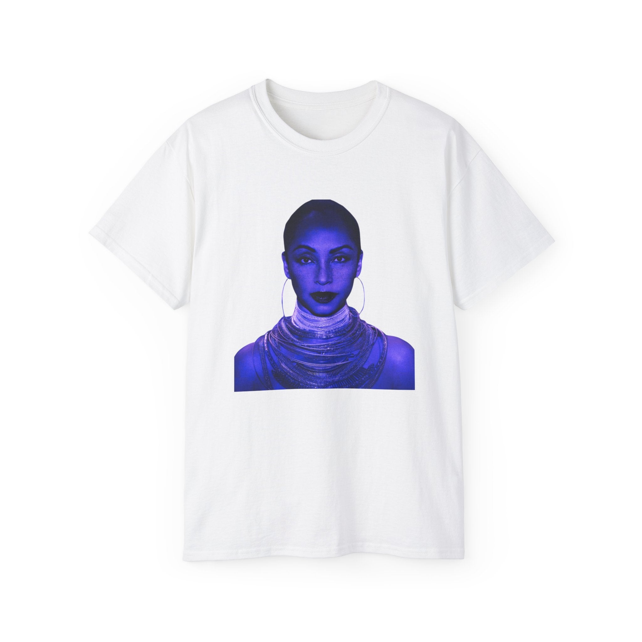 t-shirt unisexe 100% coton blanc Atelier 20h20 imprimé "sade violet"