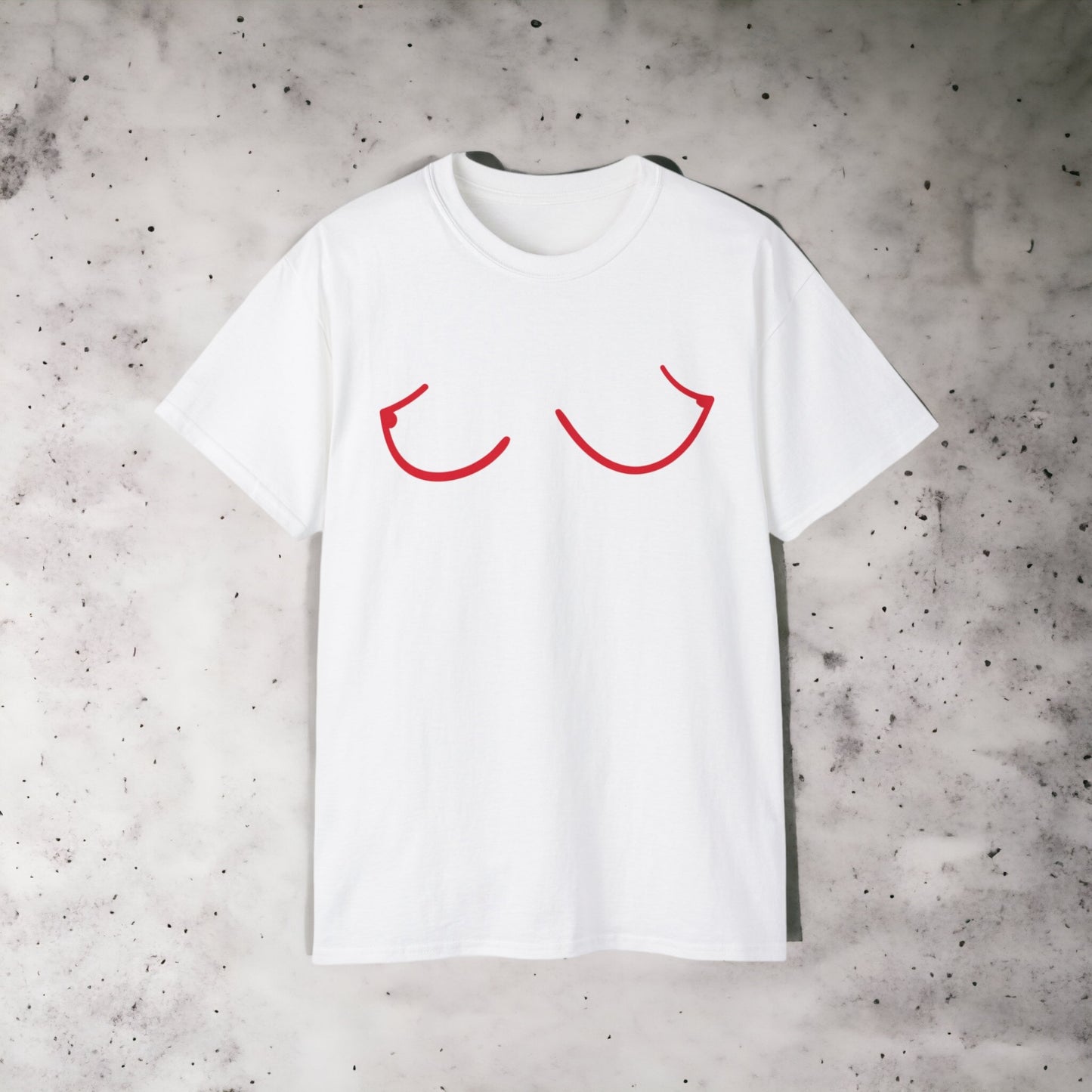 Boobs III - Unisex Ultra Cotton White, Grey or Pink Tee