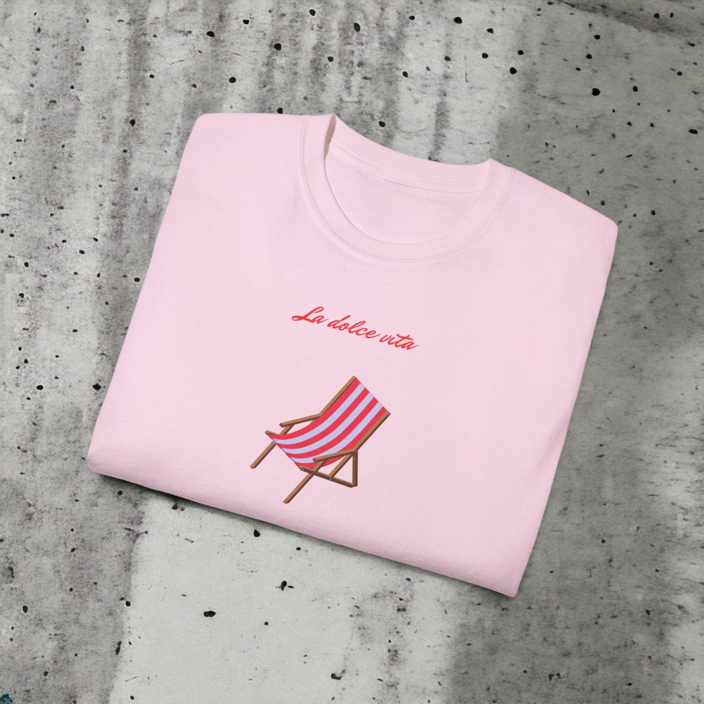 La Dolce Vita - Unisex Ultra Cotton White, Pink or Black Tee