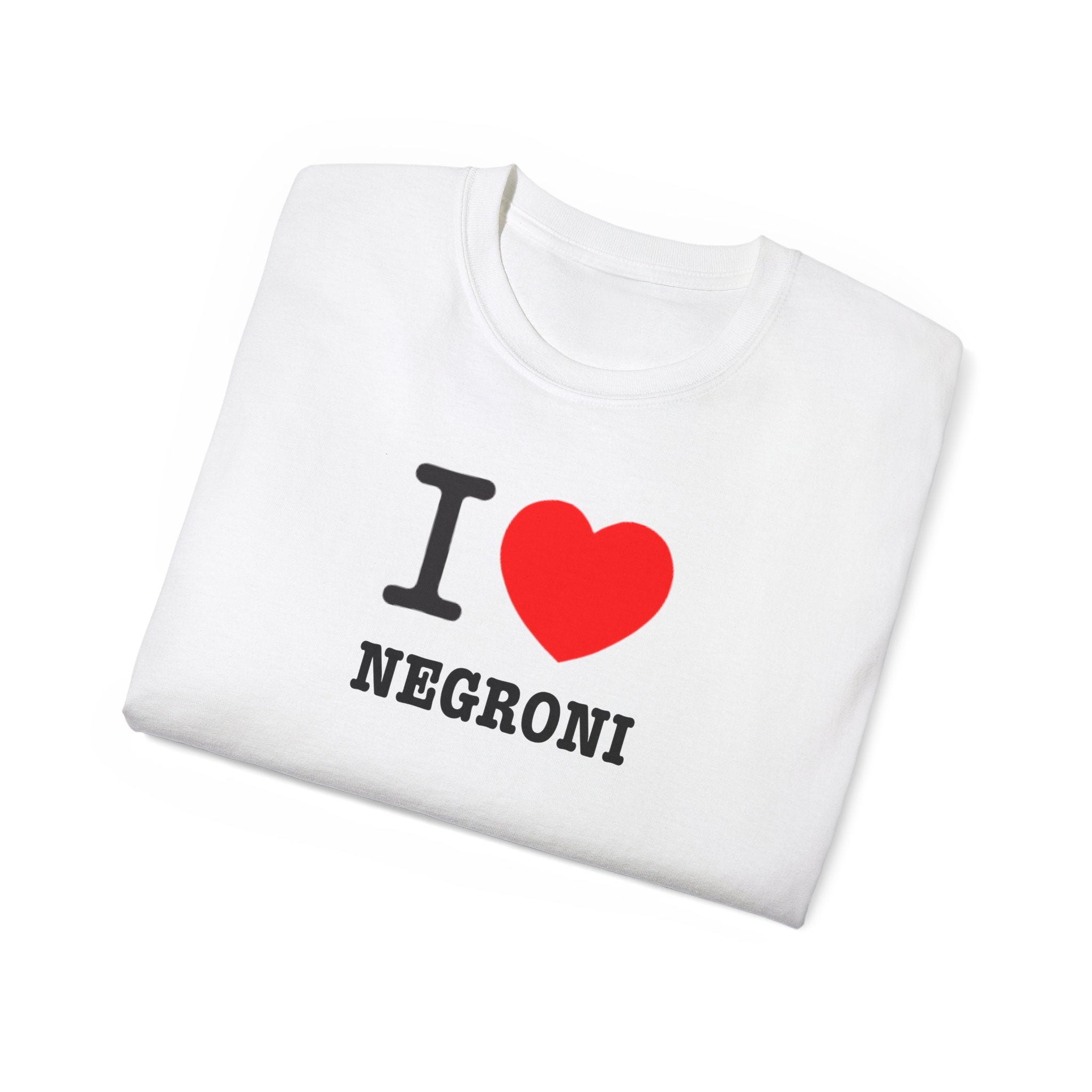 Ich liebe Negroni - Unisex Ultra Cotton White Tee