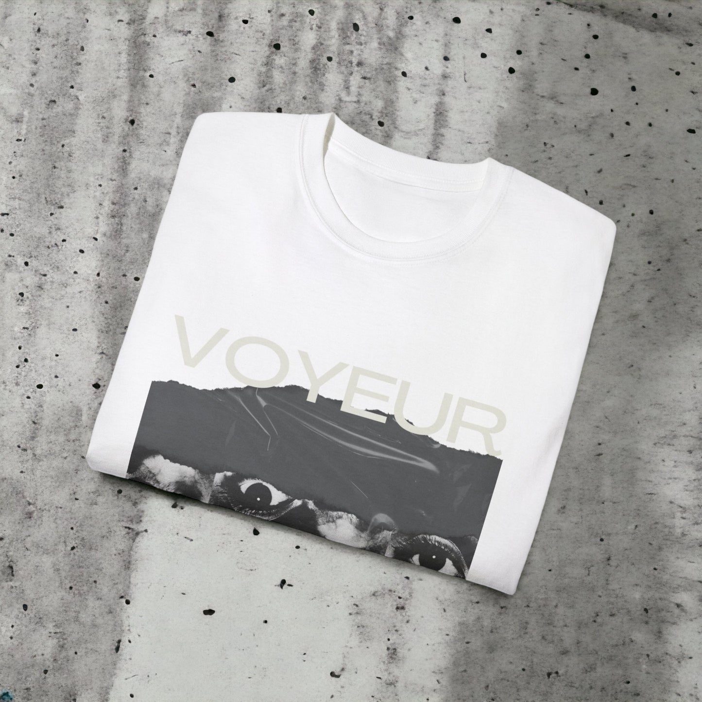 Voyeur - Unisex Ultra Cotton White or Black Tee