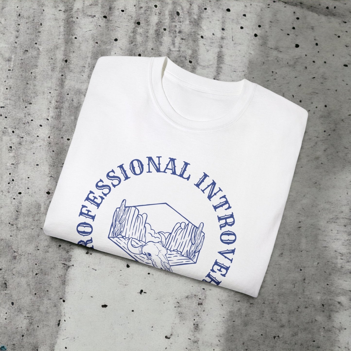 Professional Introvert - Unisex Ultra Cotton White Tee