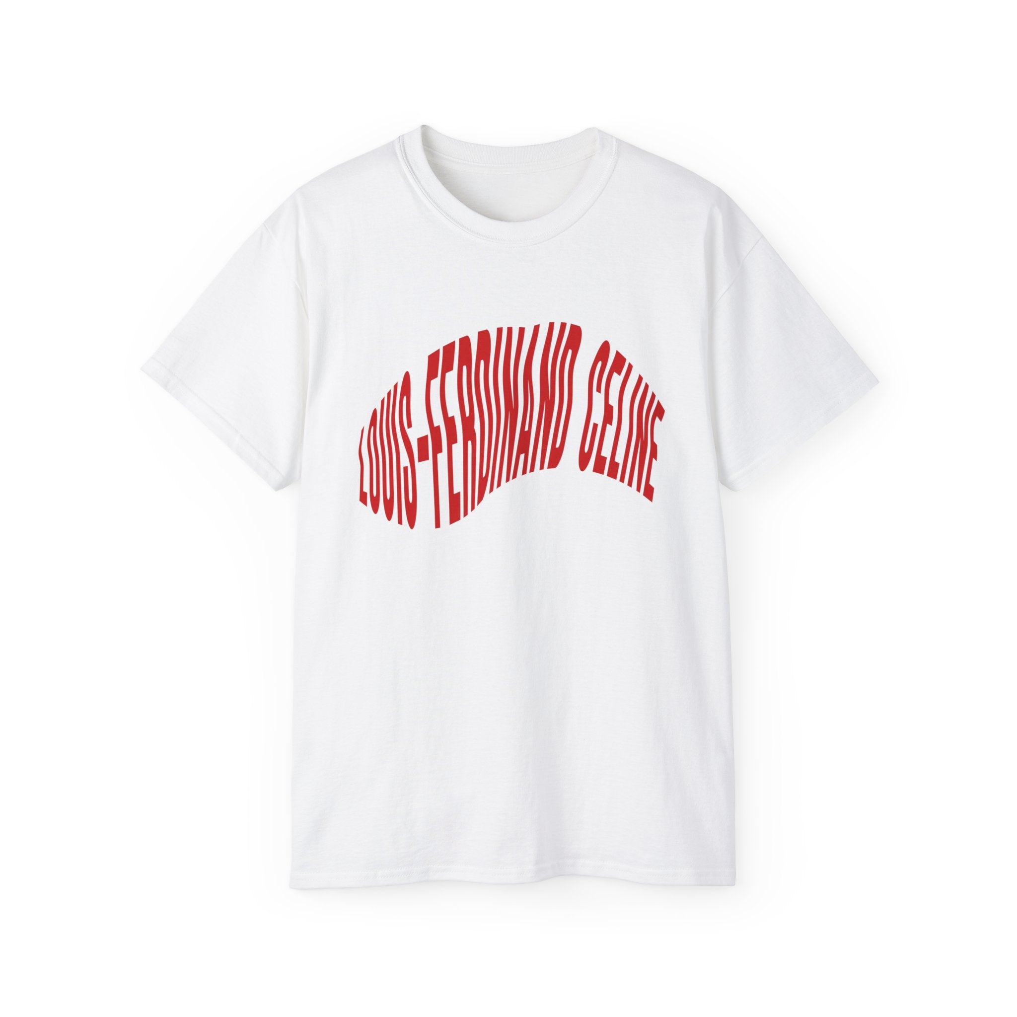 t-shirt unisexe 100% coton blanc Atelier 20h20 imprimé "louis-ferdinand celine"