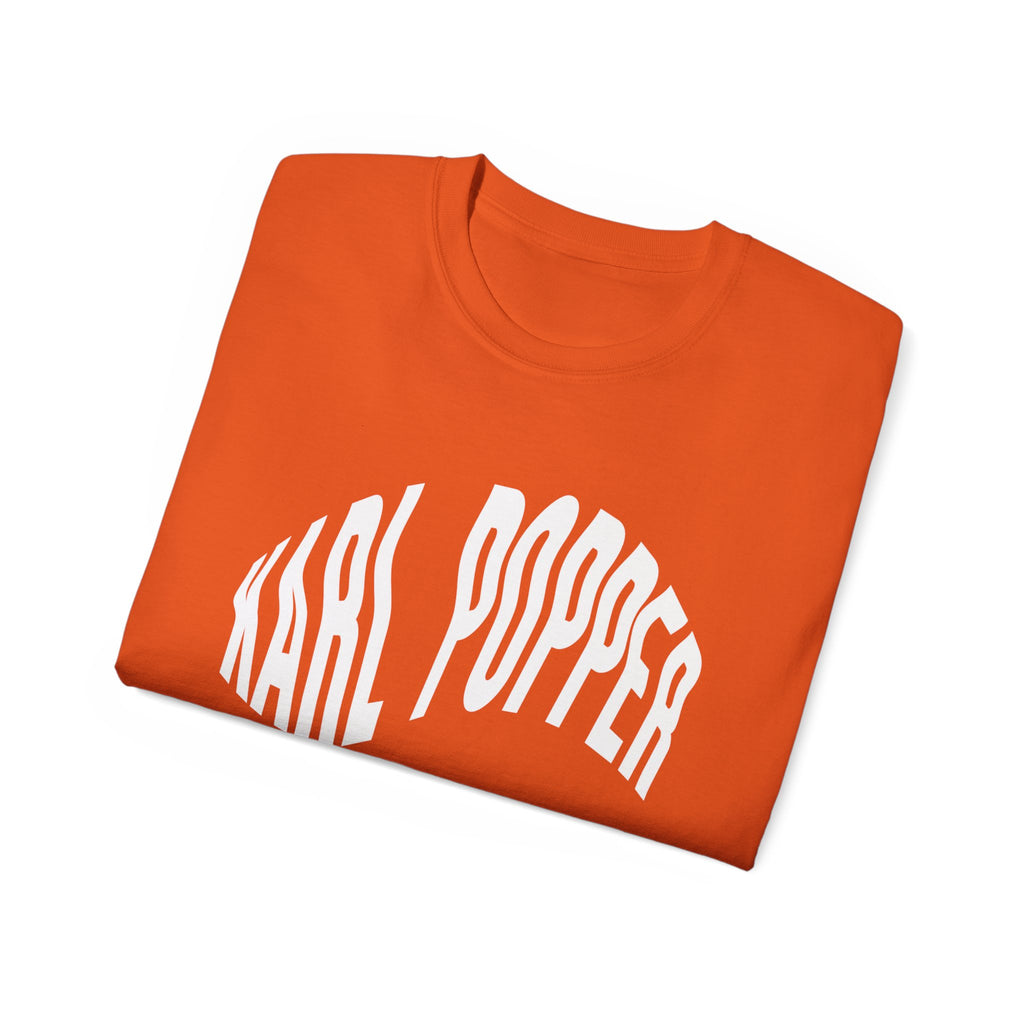Karl Popper - Unisex Ultra Cotton Weiß, Schwarz oder Orange T-Shirt