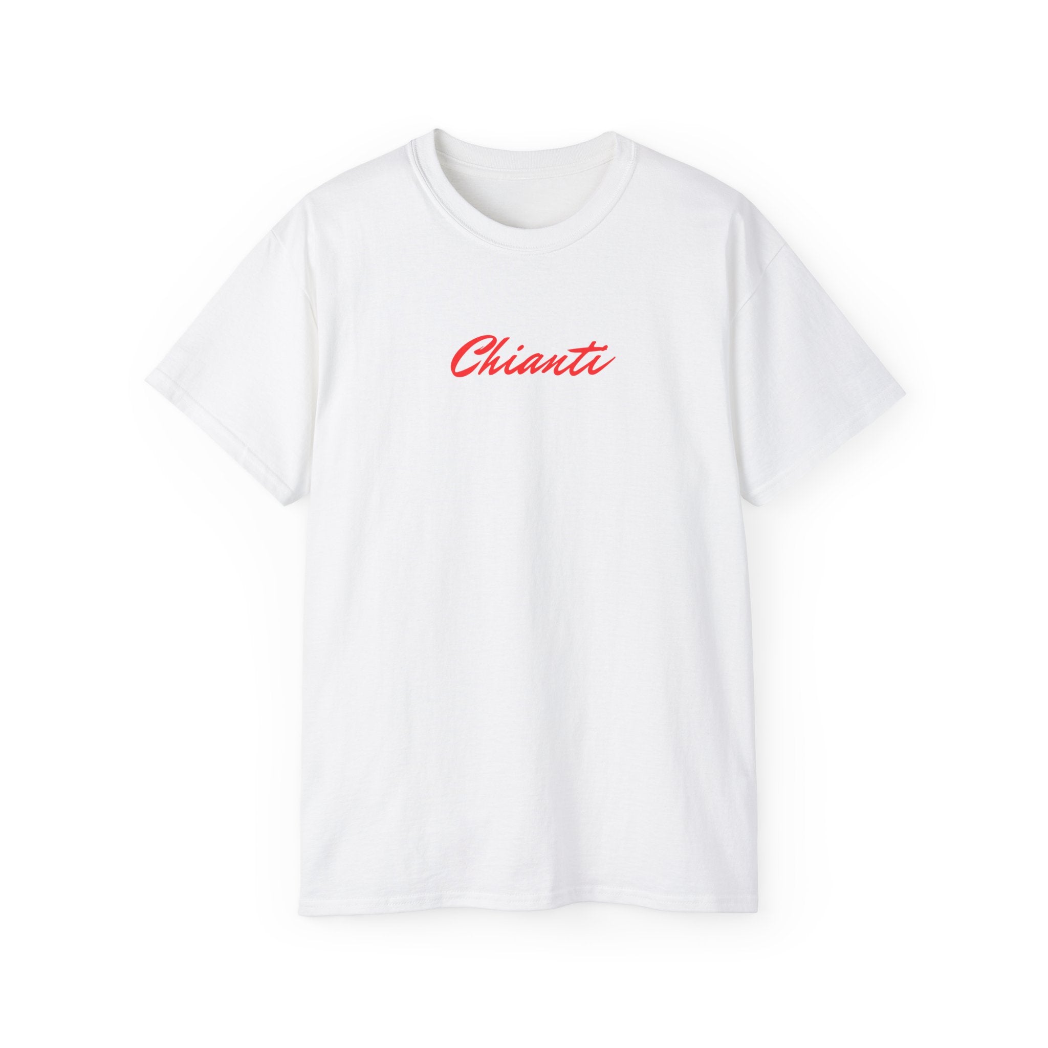 t-shirt unisexe 100% coton blanc Atelier 20h20 imprimé "chianti"