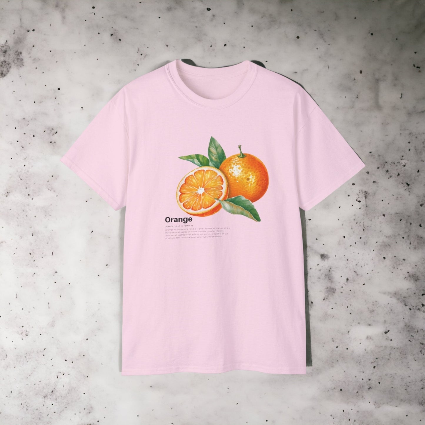 Orange - Unisex Ultra Cotton White or Pink Tee