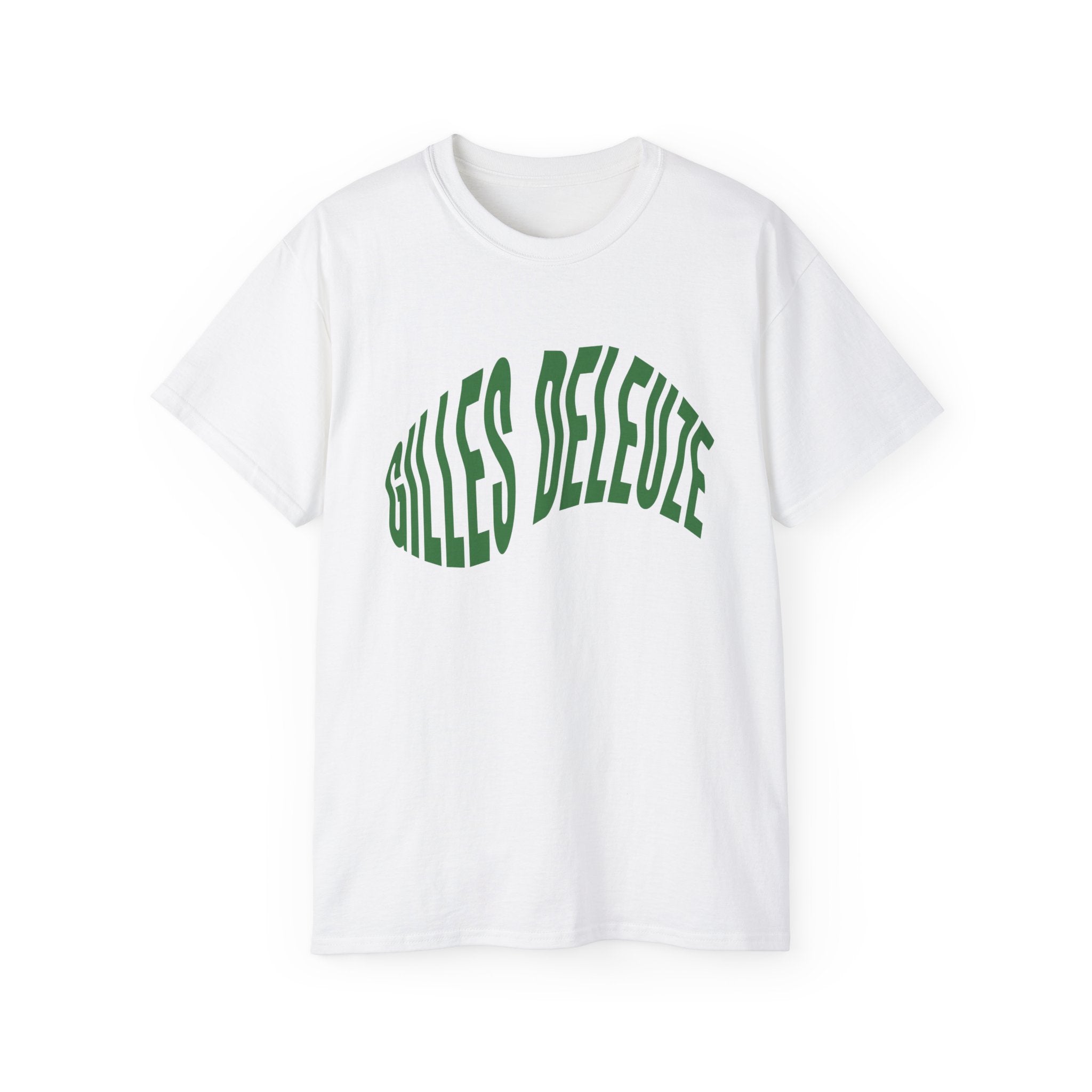 t-shirt unisexe 100% coton blanc Atelier 20h20 imprimé "Gilles Deuleuze"