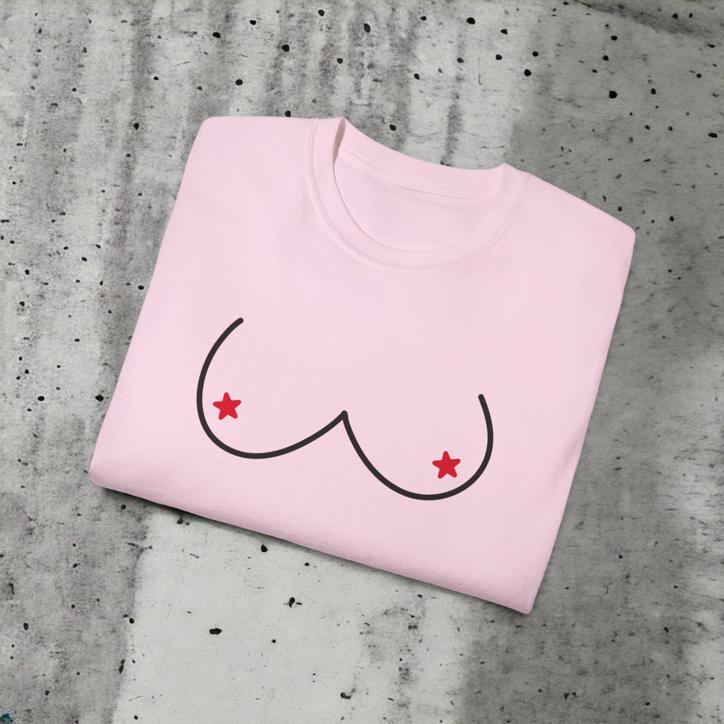 Boobs - Unisex Ultra Cotton White, Grey or Pink Tee