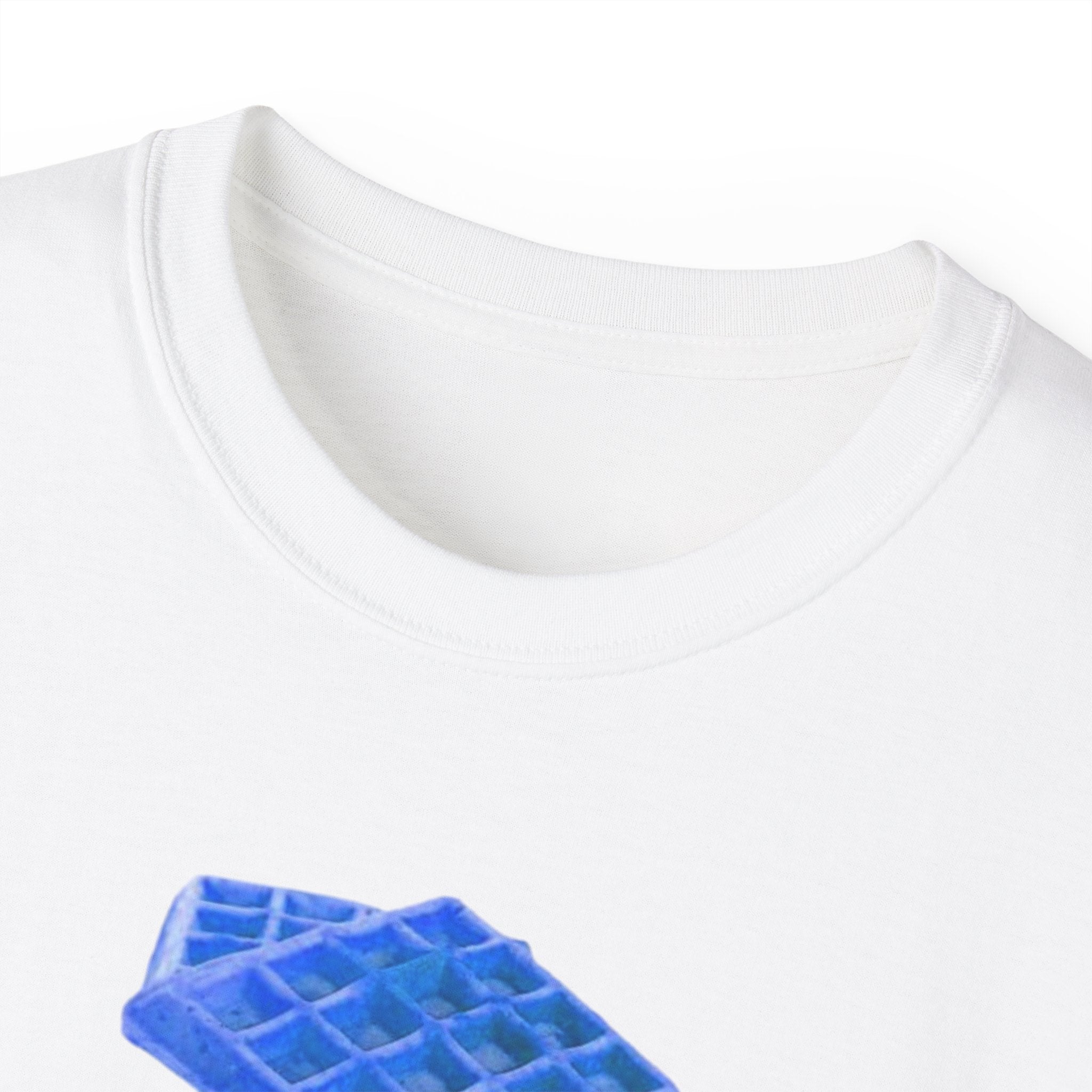 Blaue Waffel - Unisex Ultra Cotton Weiß, Schwarz oder Rosa T-Shirt