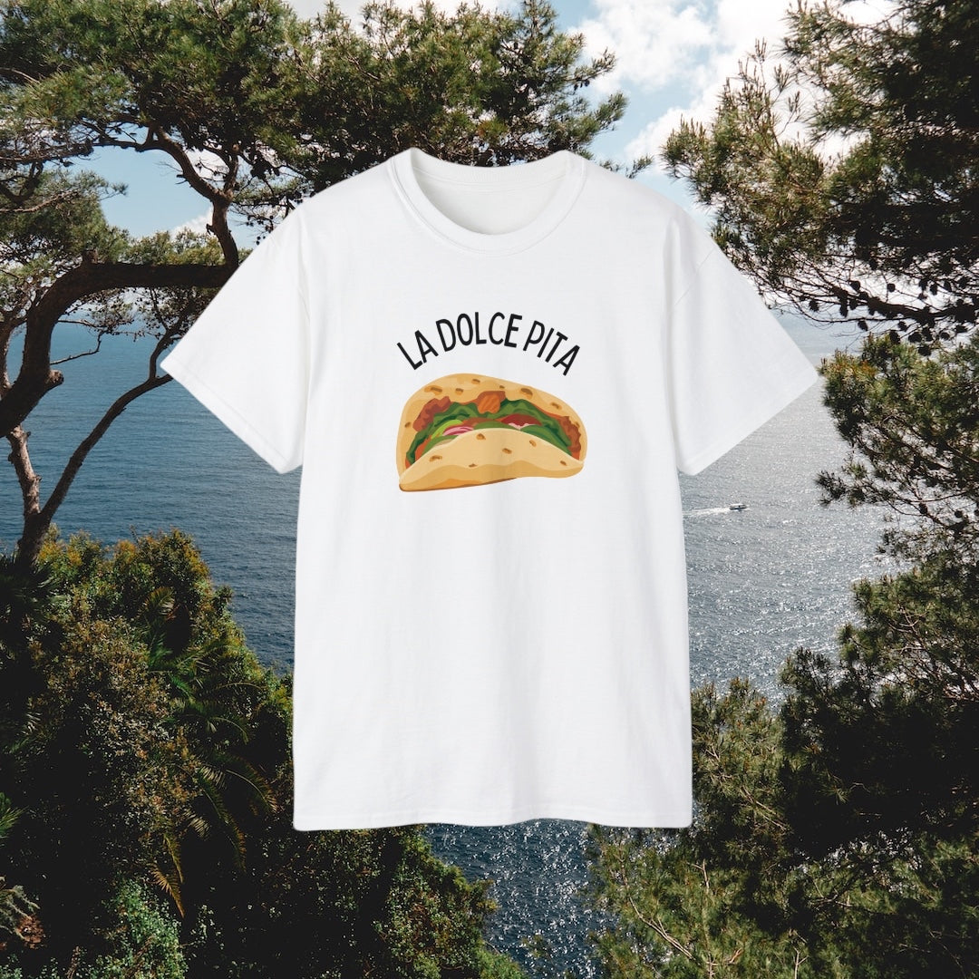 La Dolce Pita - Unisex Ultra White Cotton Tee