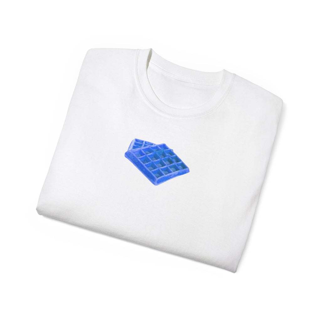 Blaue Waffel - Unisex Ultra Cotton Weiß, Schwarz oder Rosa T-Shirt