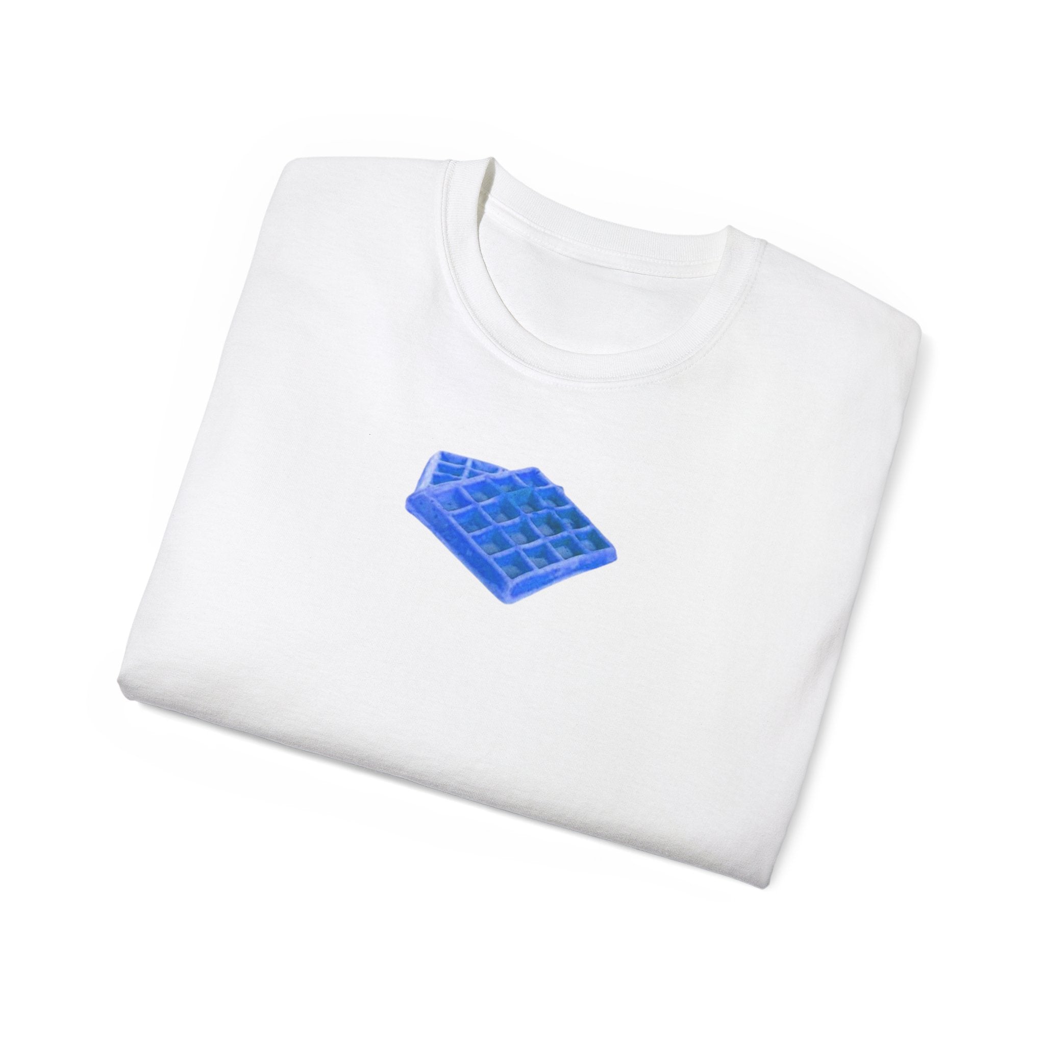 Blaue Waffel - Unisex Ultra Cotton Weiß, Schwarz oder Rosa T-Shirt