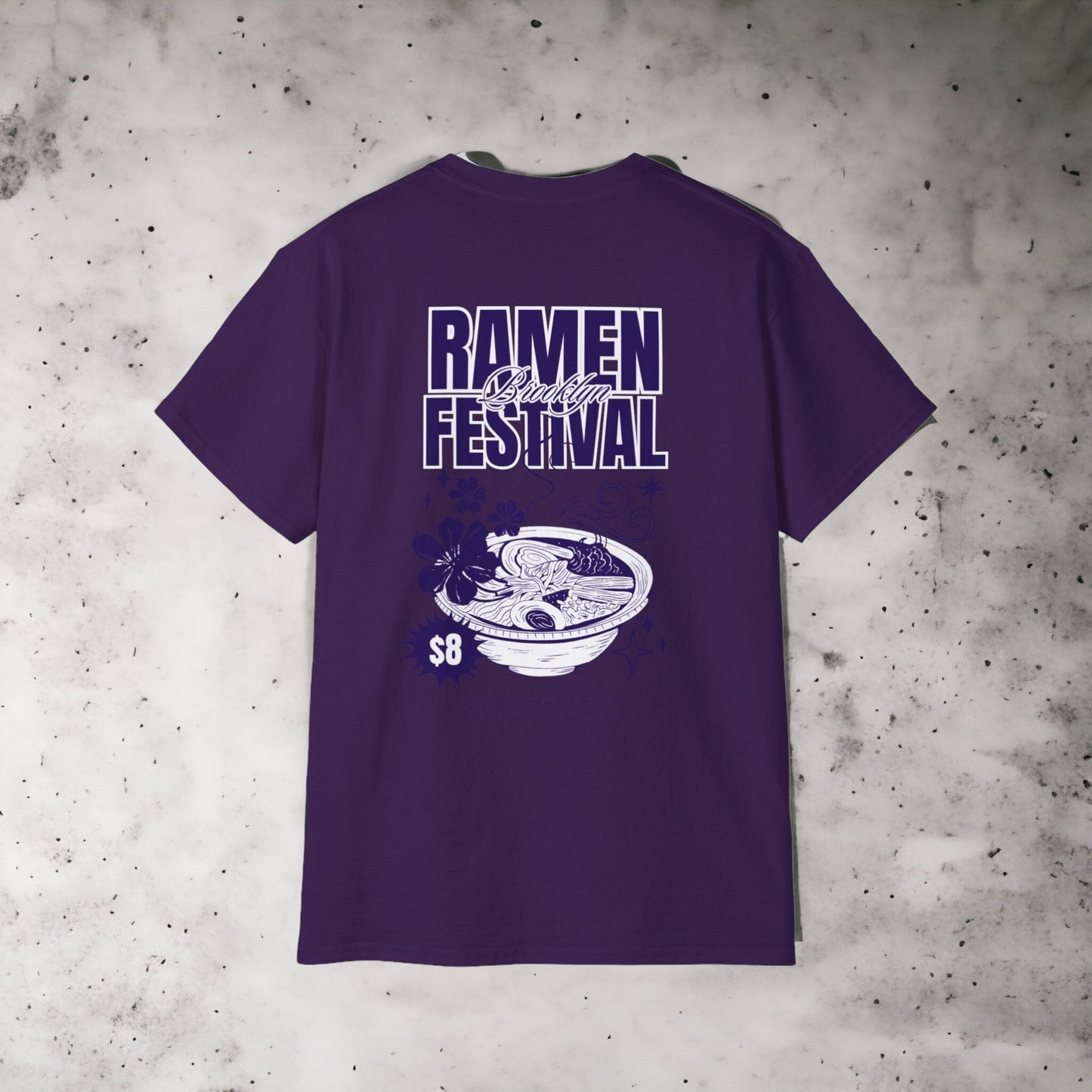 Ramen Festival - Unisex Ultra Cotton White, Black or Purple Tee