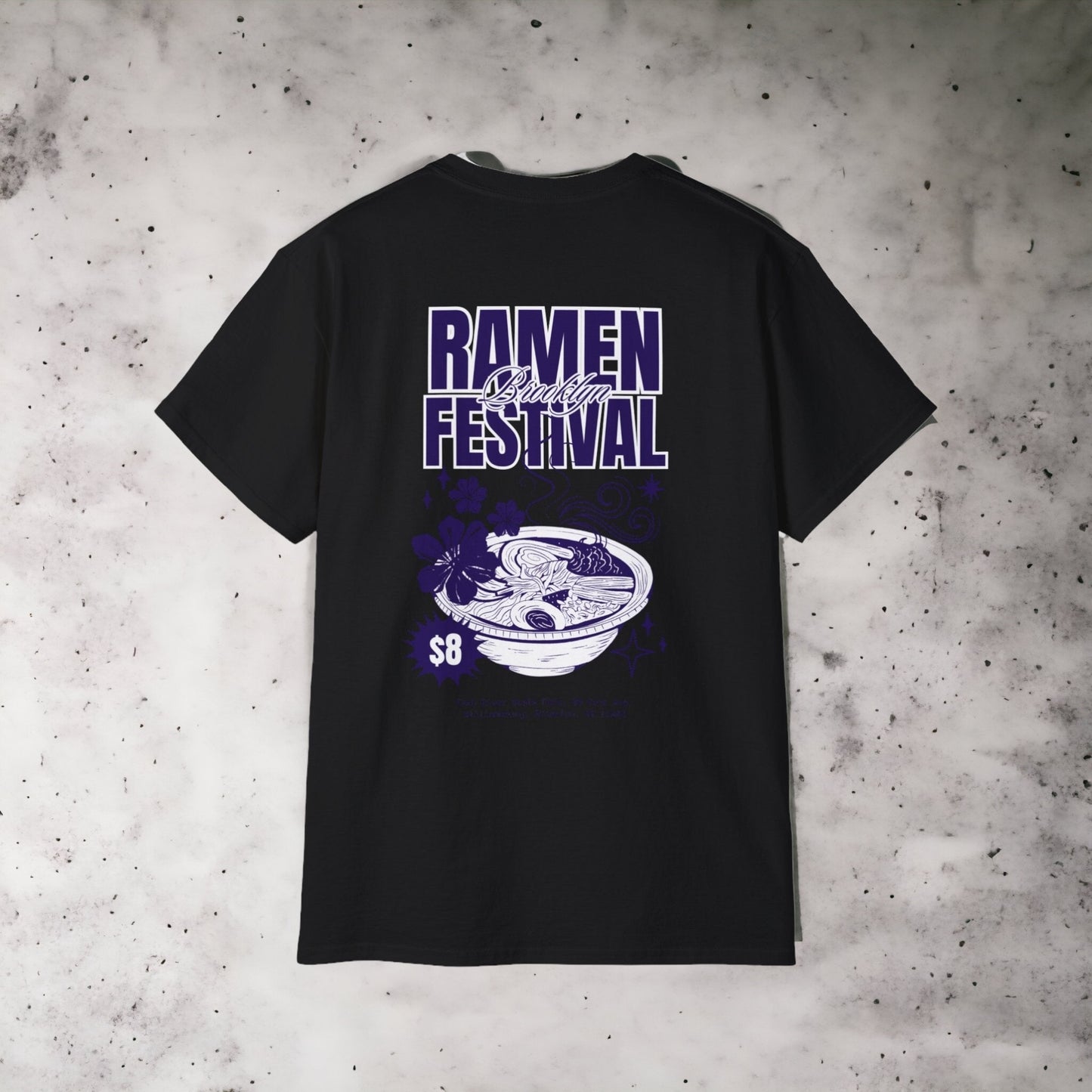 Ramen Festival - Unisex Ultra Cotton White, Black or Purple Tee