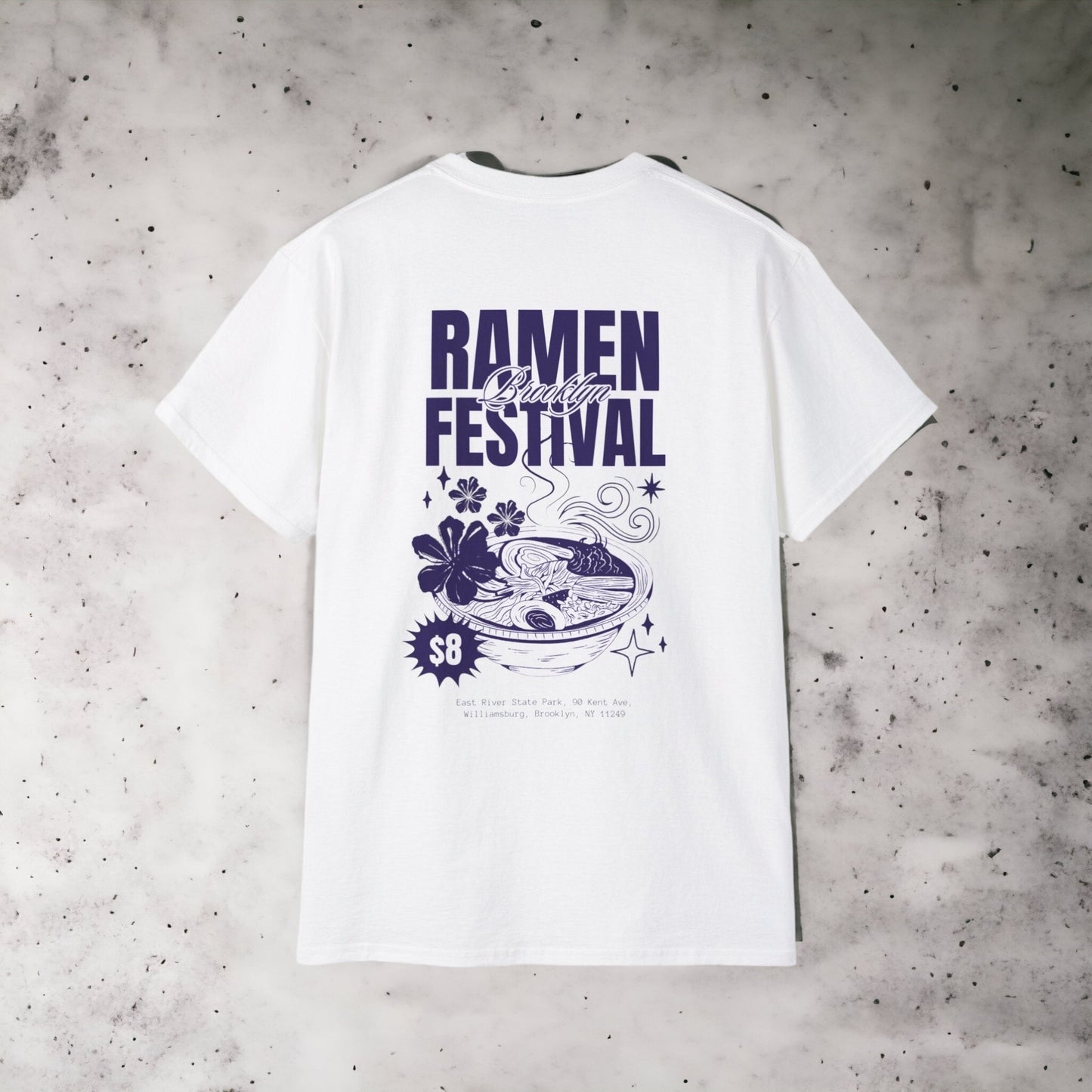 Ramen Festival - Unisex Ultra Cotton White, Black or Purple Tee