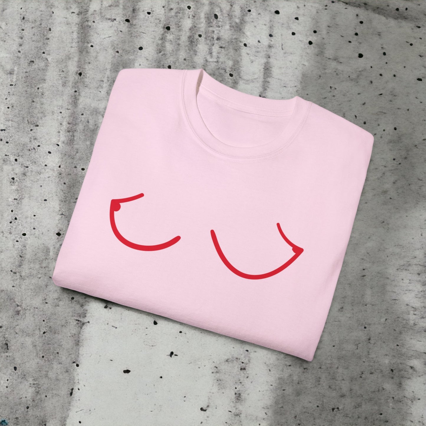 Boobs III - Unisex Ultra Cotton White, Grey or Pink Tee