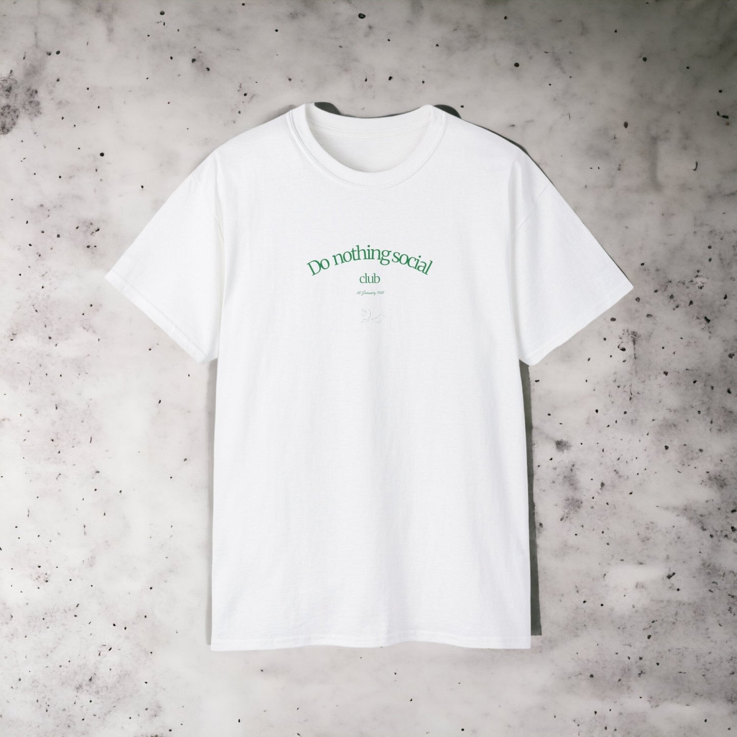 Do nothing social club - Unisex Ultra Cotton White or Black Tee