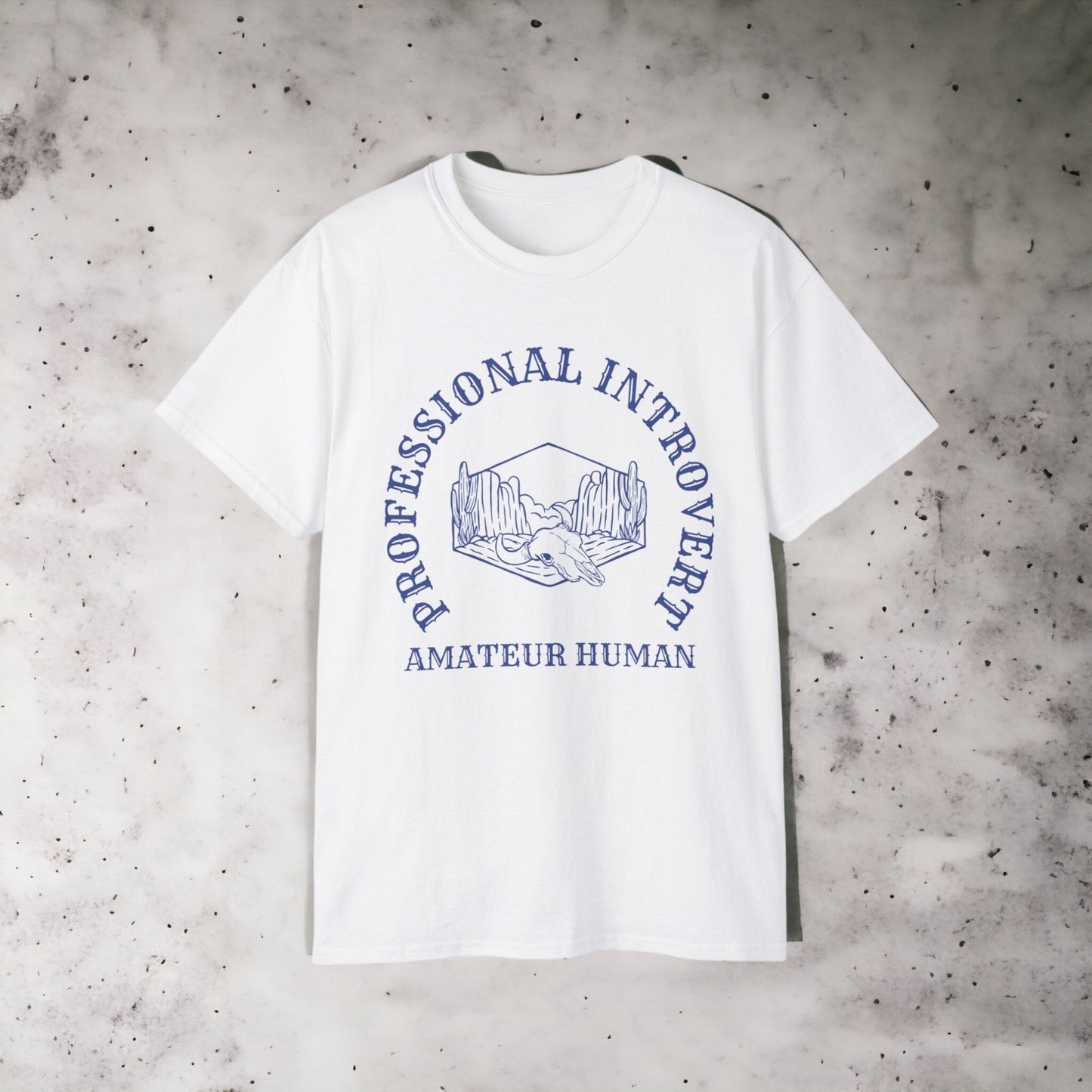 Professional Introvert - Unisex Ultra Cotton White Tee