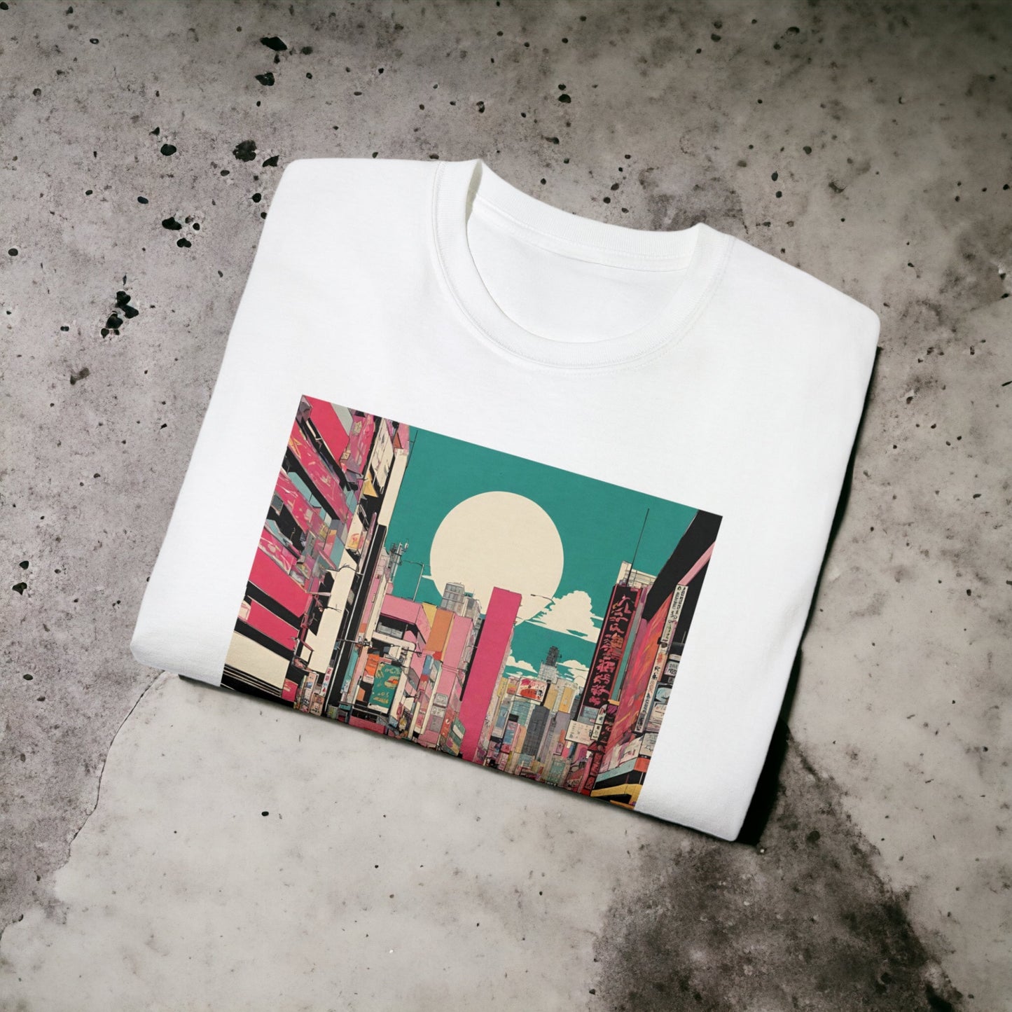 City Pop VII - Unisex Ultra Cotton Black or White Tee